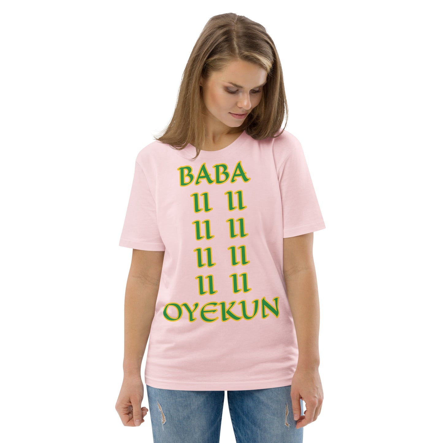 Baba Oyekun Lucumi Unisex organic cotton t-shirt