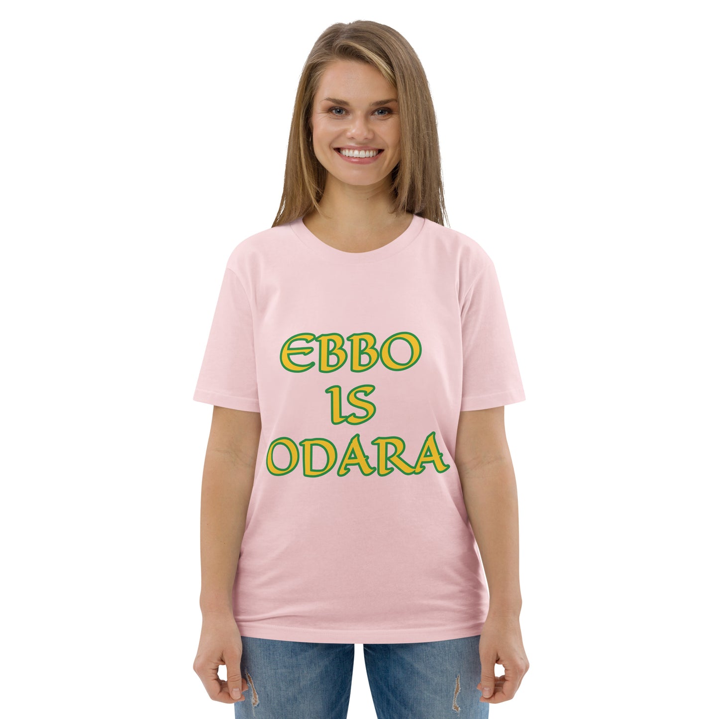 Ebbo is Odara Lucumi Unisex organic cotton t-shirt