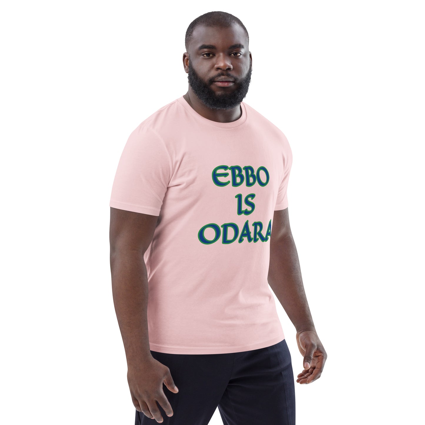 Ebbo is Odara Blue Unisex organic cotton t-shirt