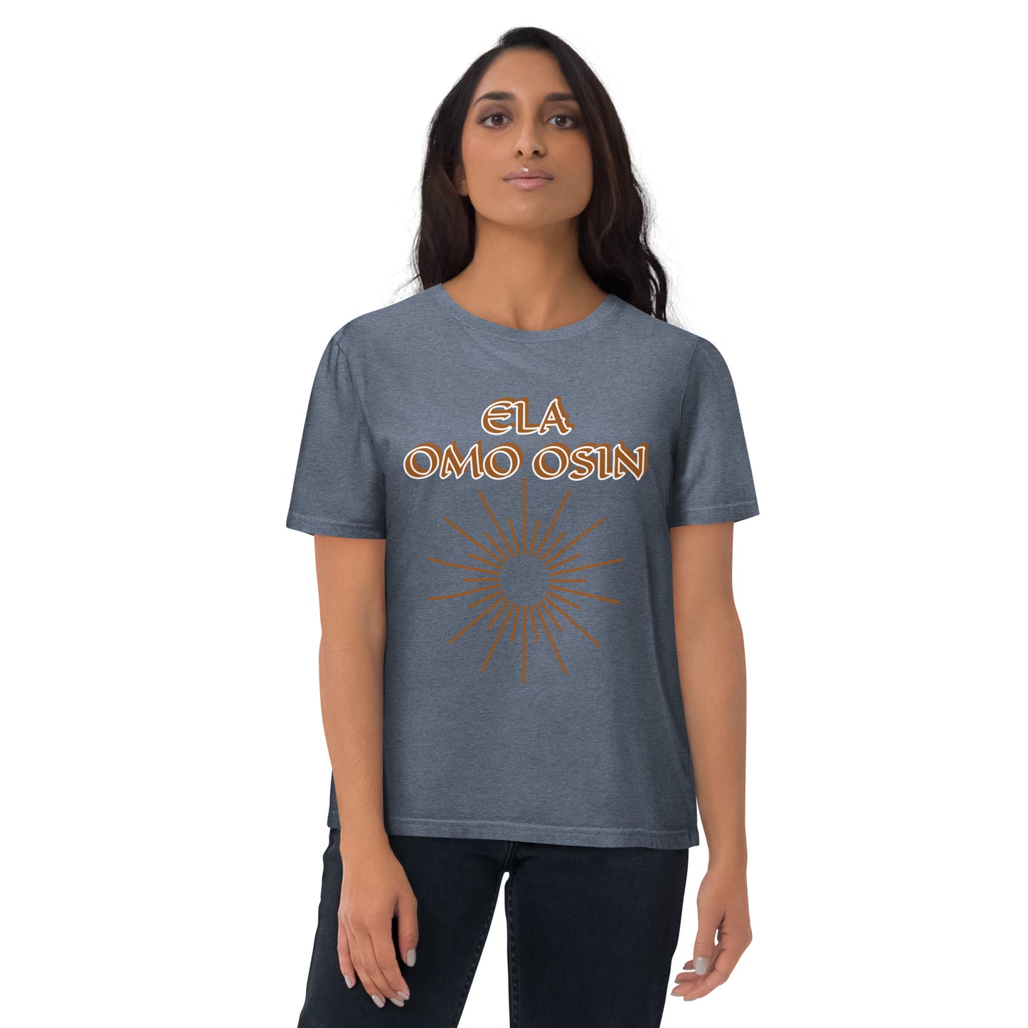 ELA Omo Osin Meji Gold Unisex organic cotton t-shirt