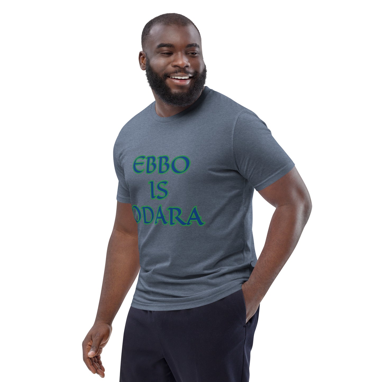 Ebbo is Odara Blue Unisex organic cotton t-shirt