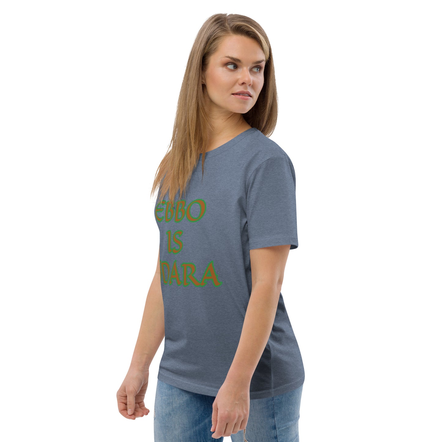 Ebbo is Odara Isese Reverse Unisex organic cotton t-shirt