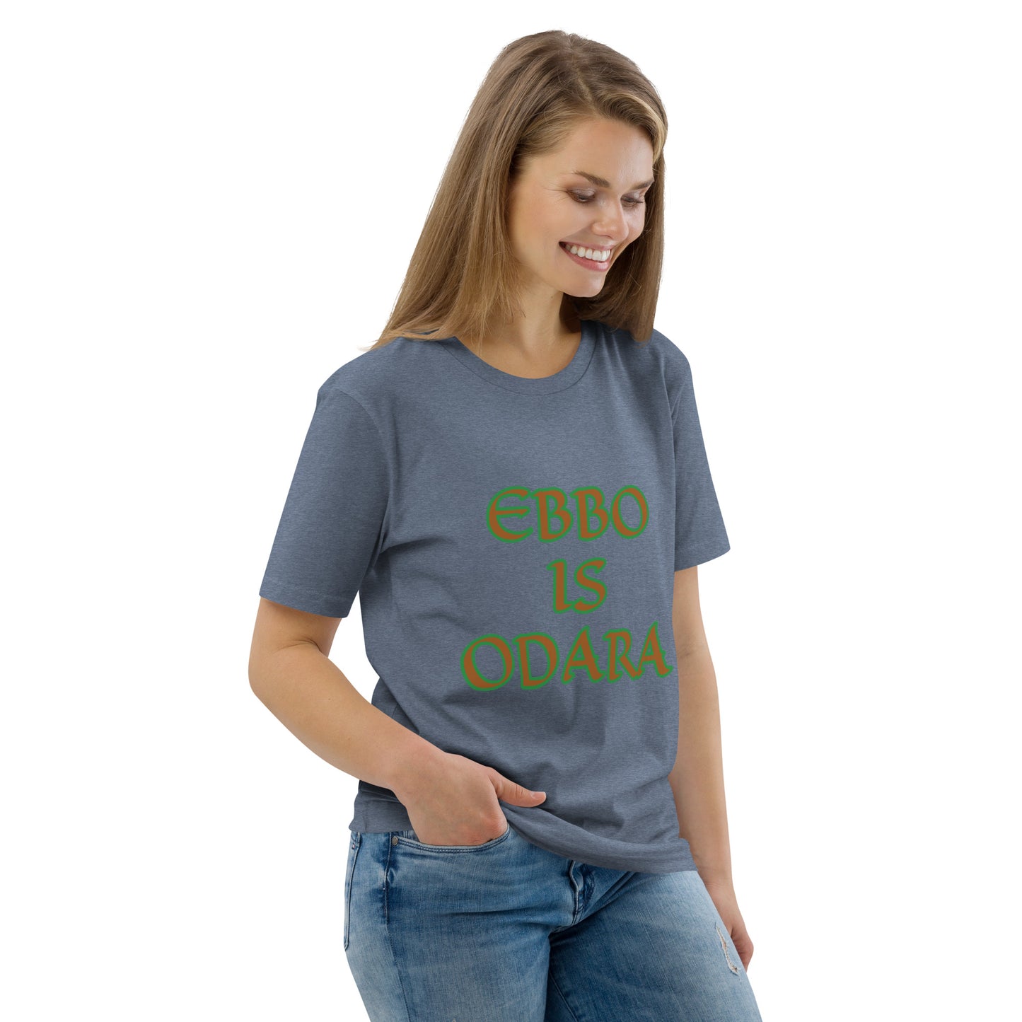 Ebbo is Odara Isese Reverse Unisex organic cotton t-shirt