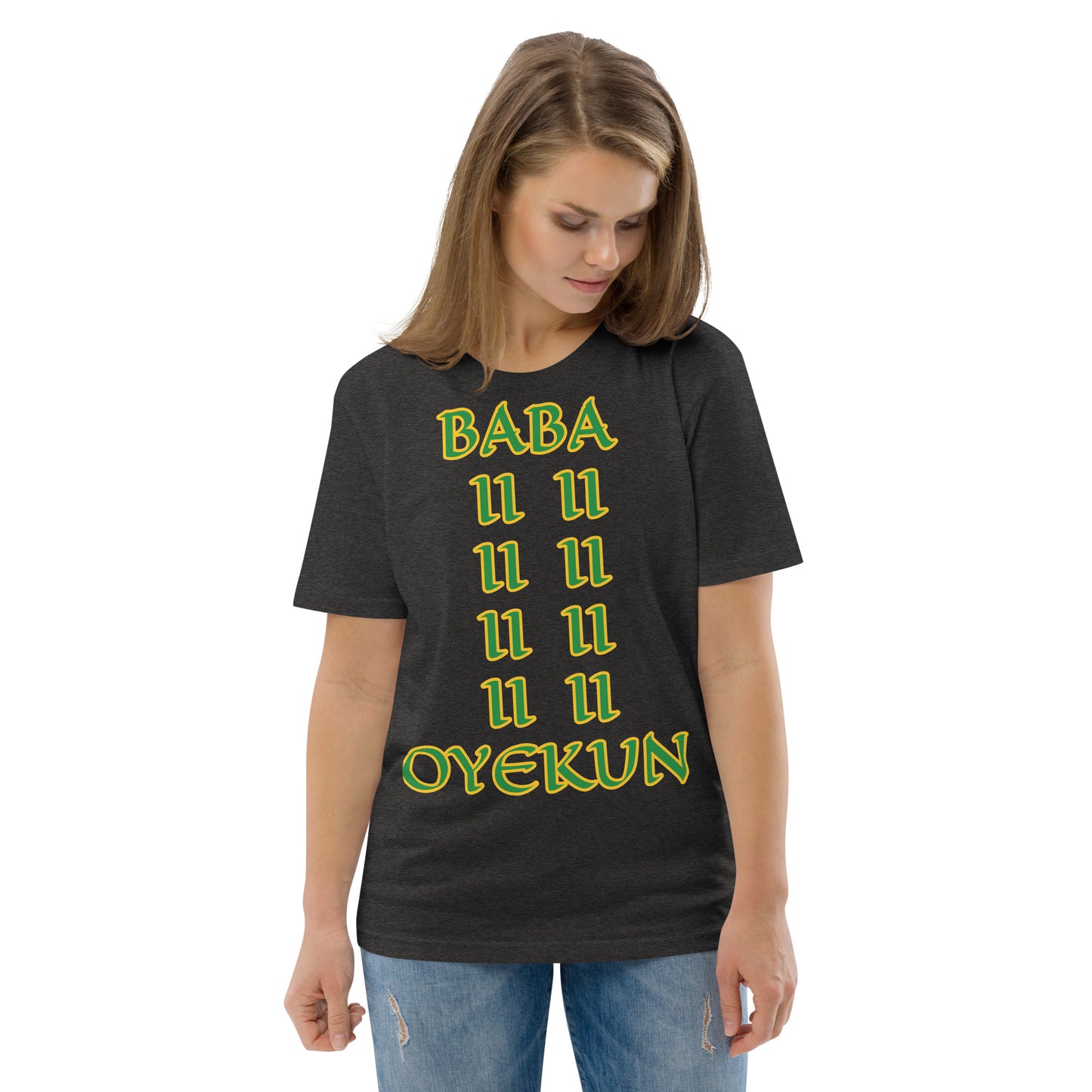 Baba Oyekun Lucumi Unisex organic cotton t-shirt