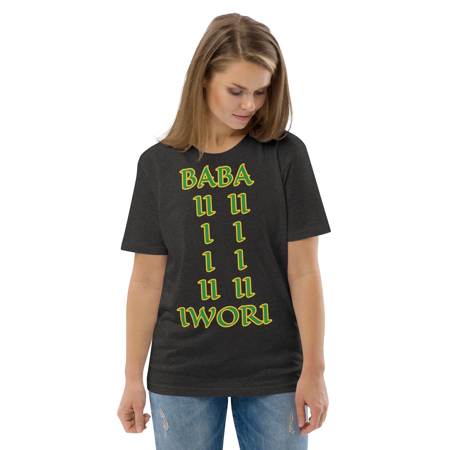 Baba Iwori Lucumi Unisex organic cotton t-shirt