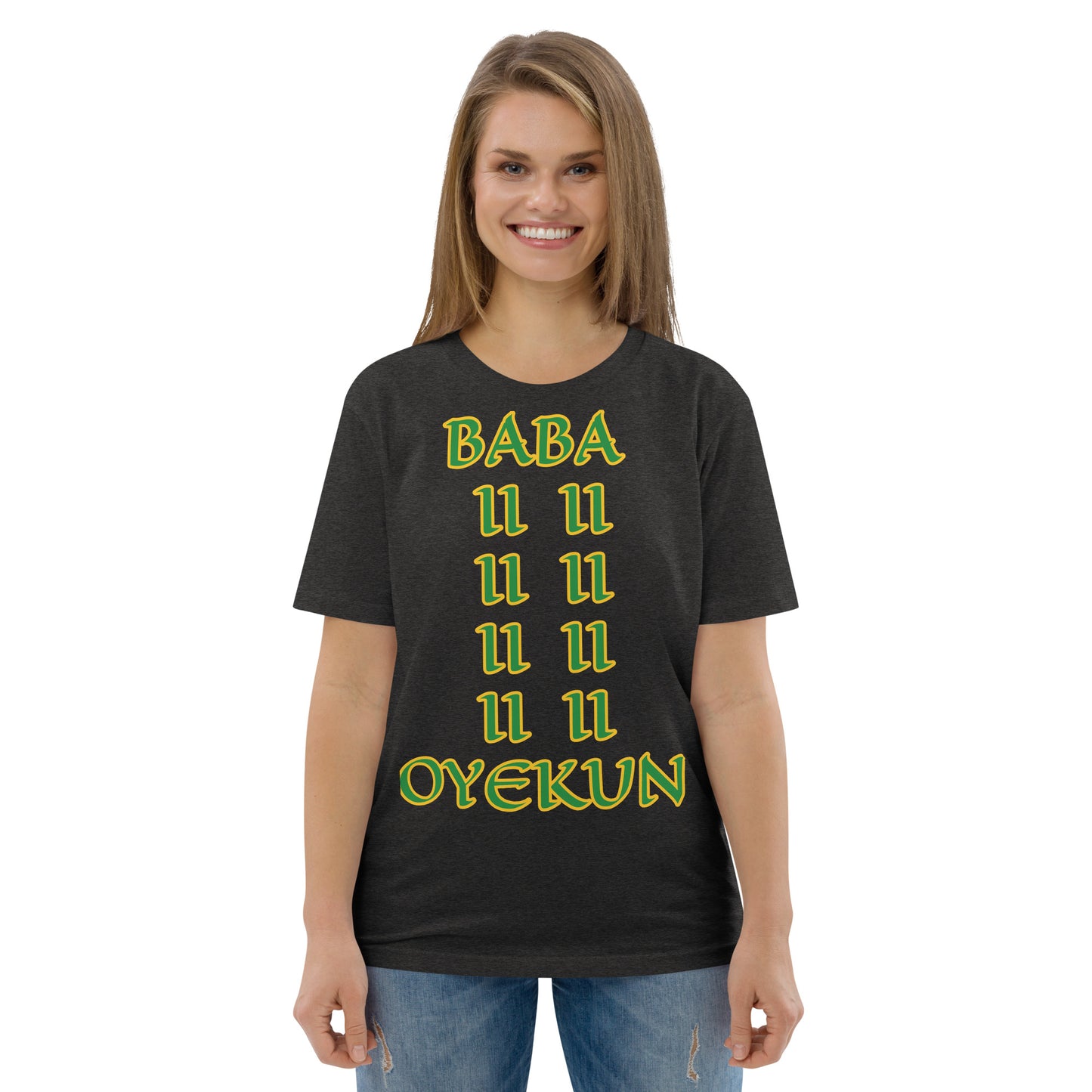 Baba Oyekun Lucumi Unisex organic cotton t-shirt