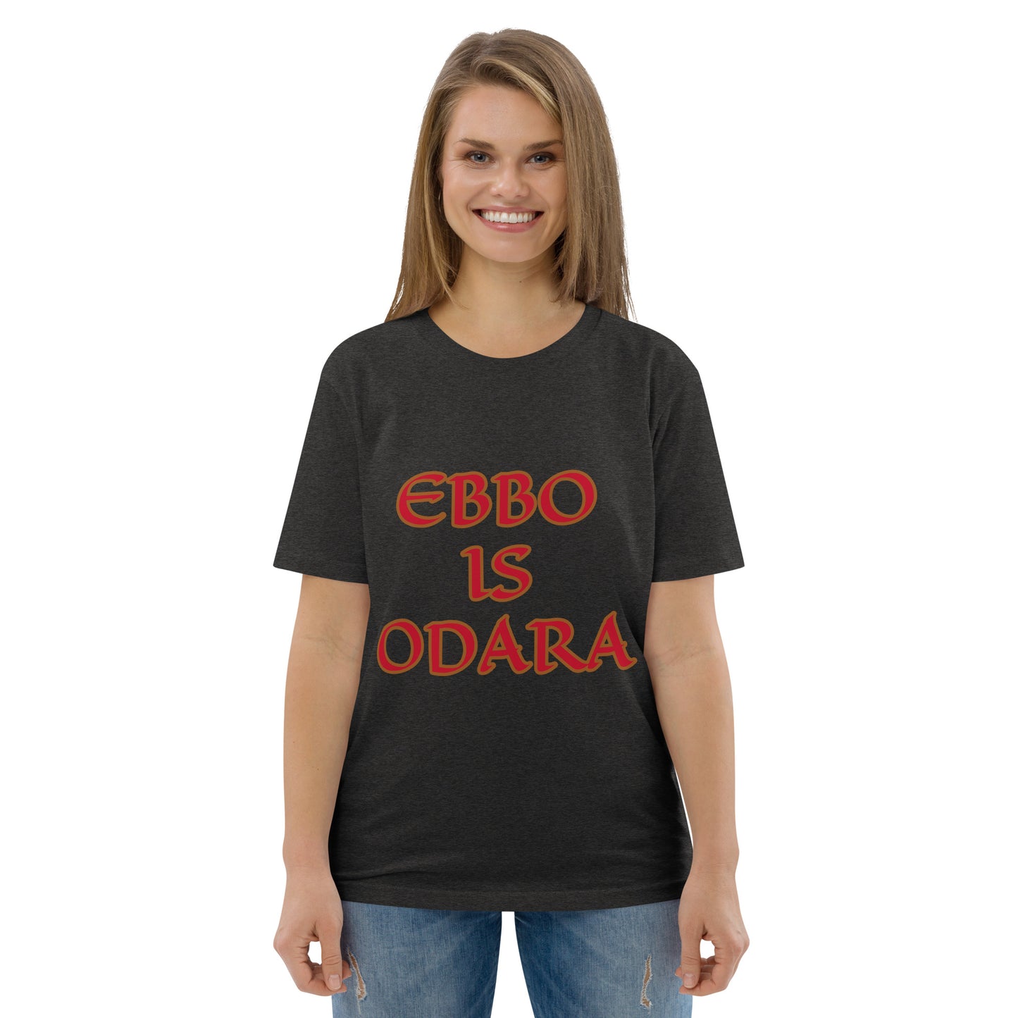 Ebbo is Odara Red Unisex organic cotton t-shirt