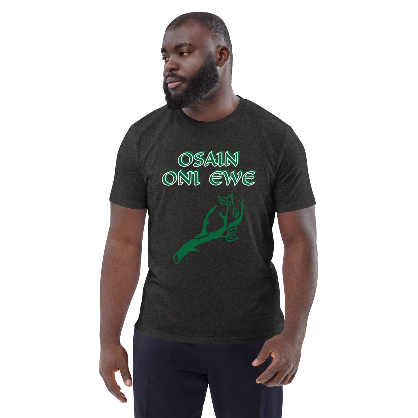 Osain Lucumi Green Unisex organic cotton t-shirt