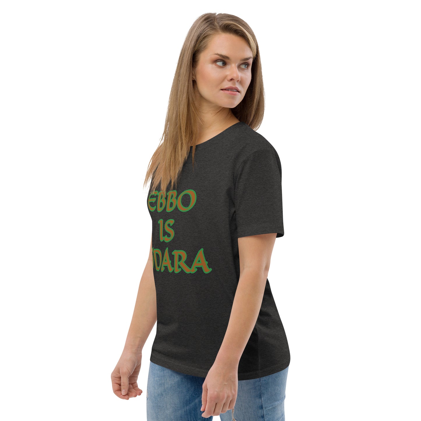 Ebbo is Odara Isese Reverse Unisex organic cotton t-shirt