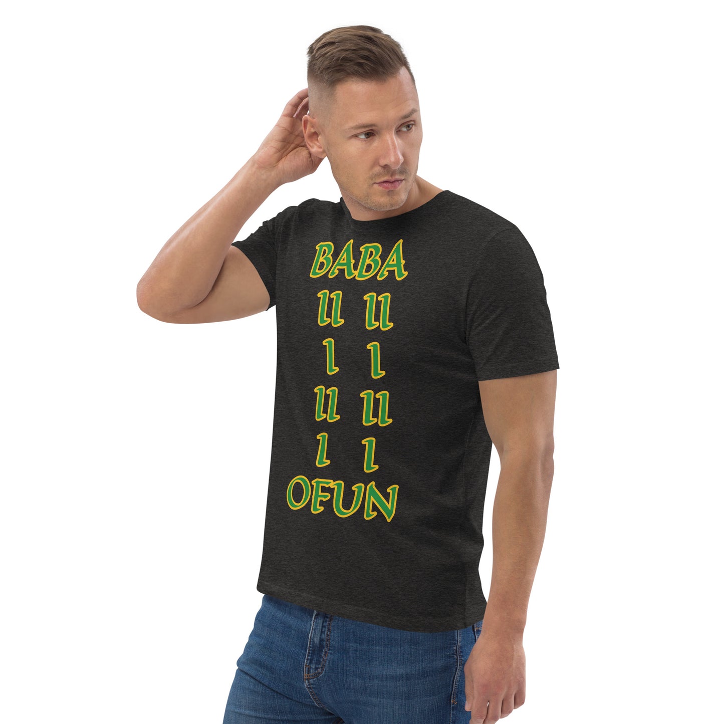 Baba Ofun Lucumi Unisex organic cotton t-shirt