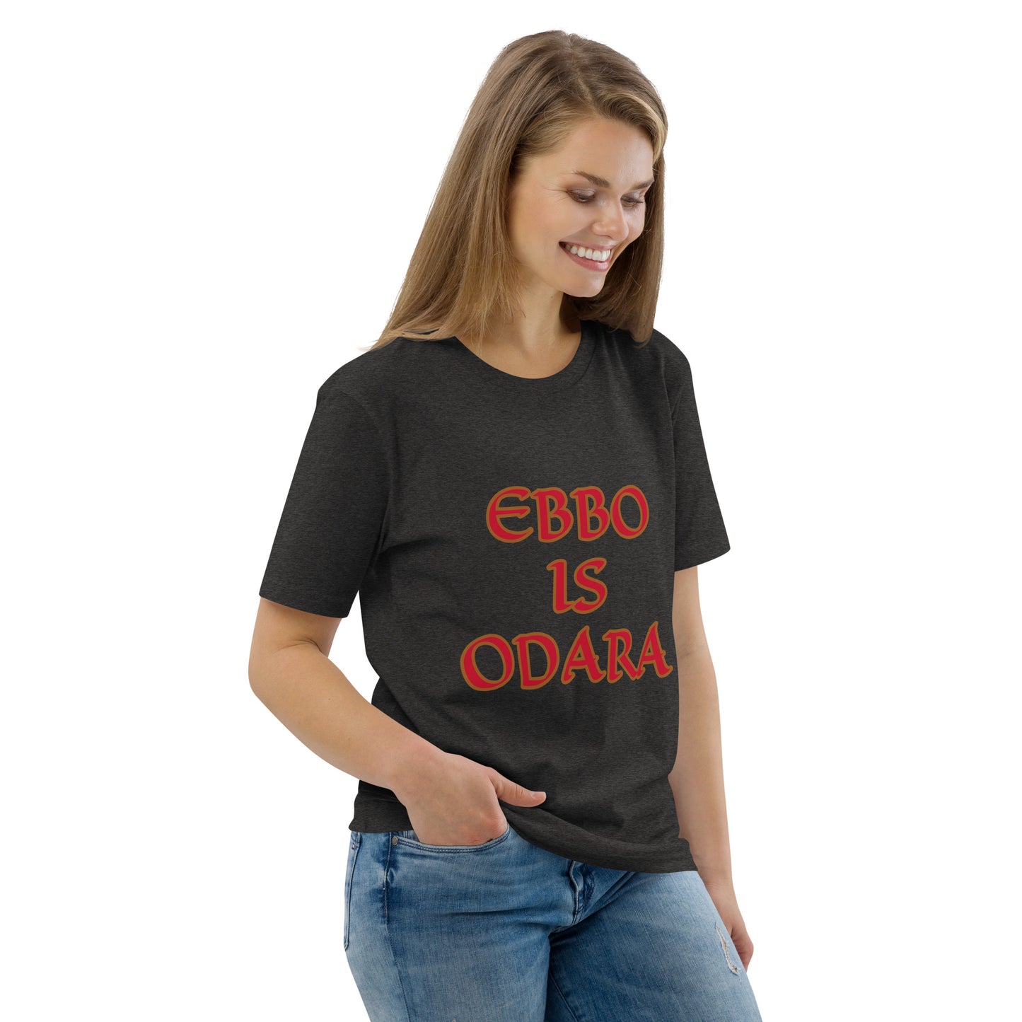 Ebbo is Odara Red Unisex organic cotton t-shirt