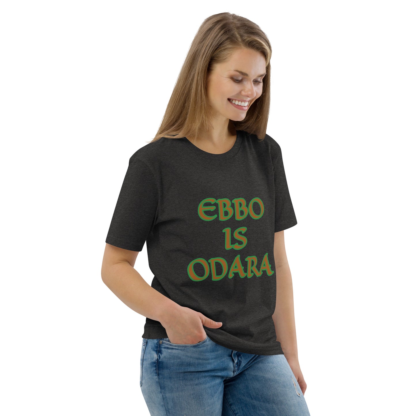 Ebbo is Odara Isese Reverse Unisex organic cotton t-shirt