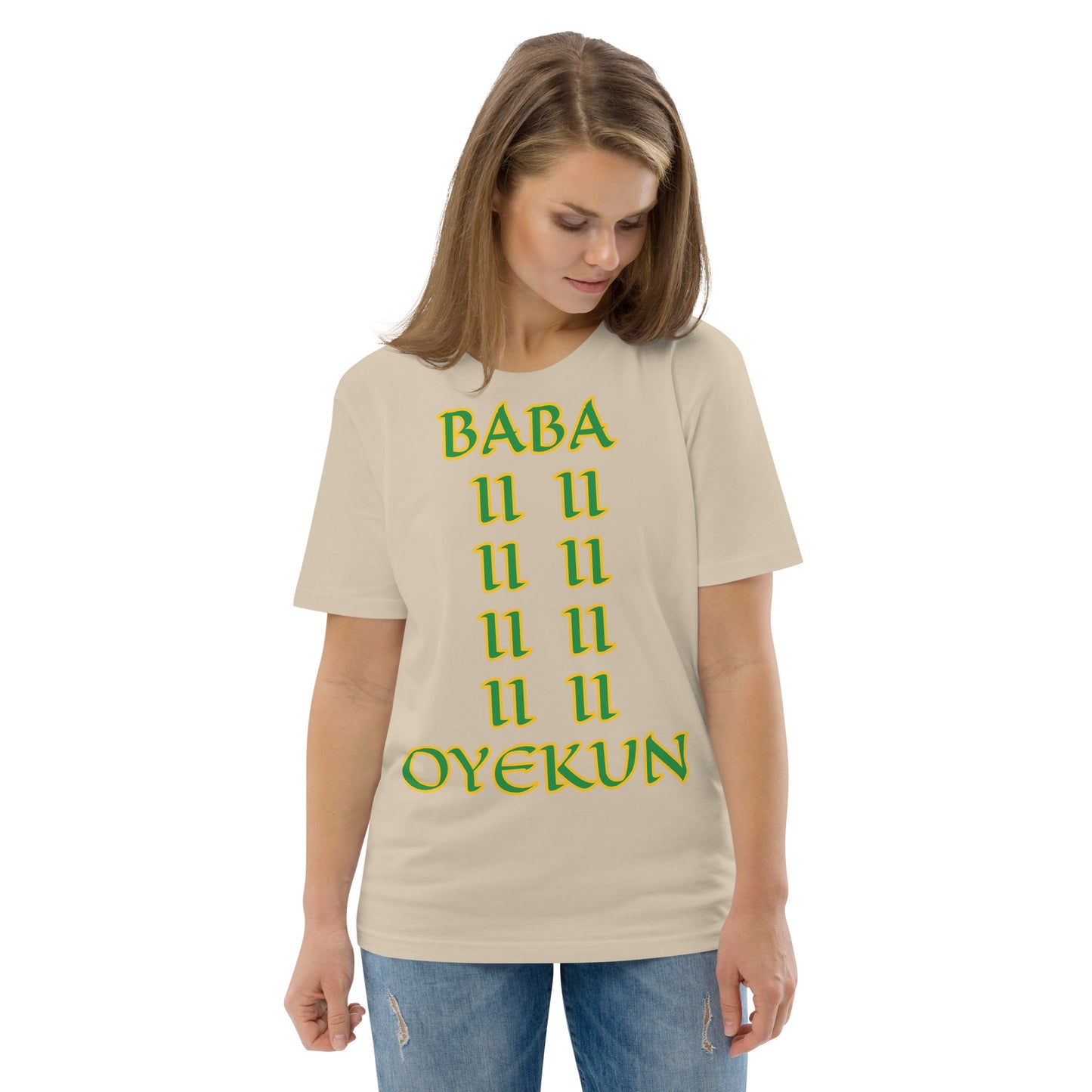 Baba Oyekun Lucumi Unisex organic cotton t-shirt