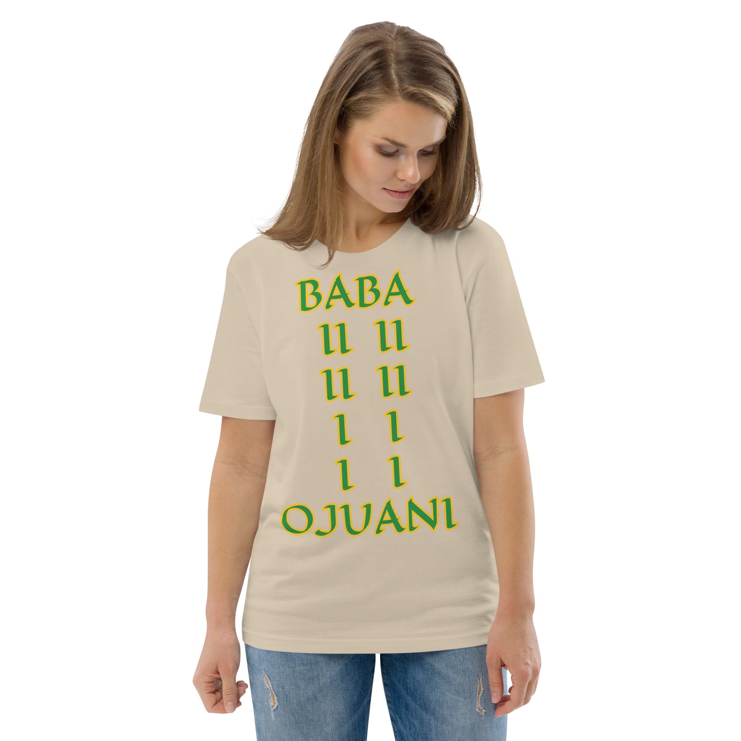 Baba Ojuani Lucumi Unisex organic cotton t-shirt