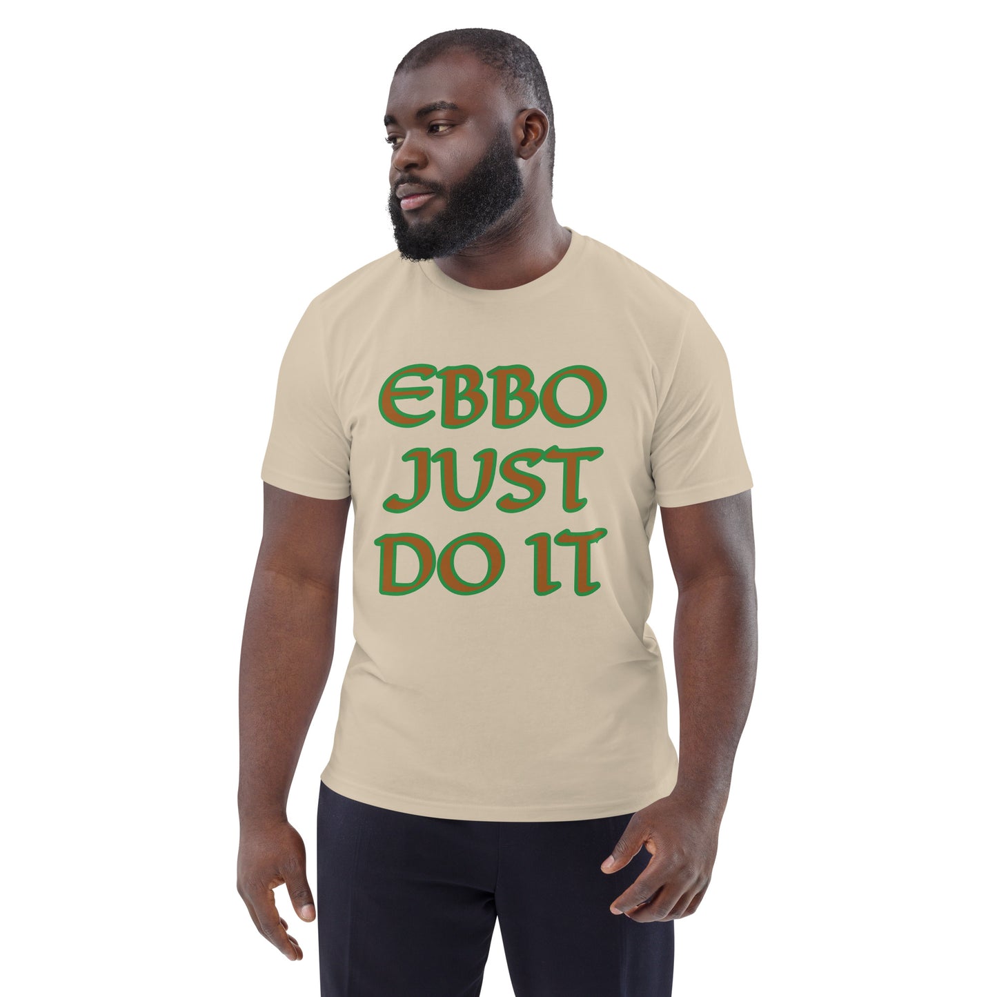 Ebbo Just Do It Isese reverse Unisex organic cotton t-shirt