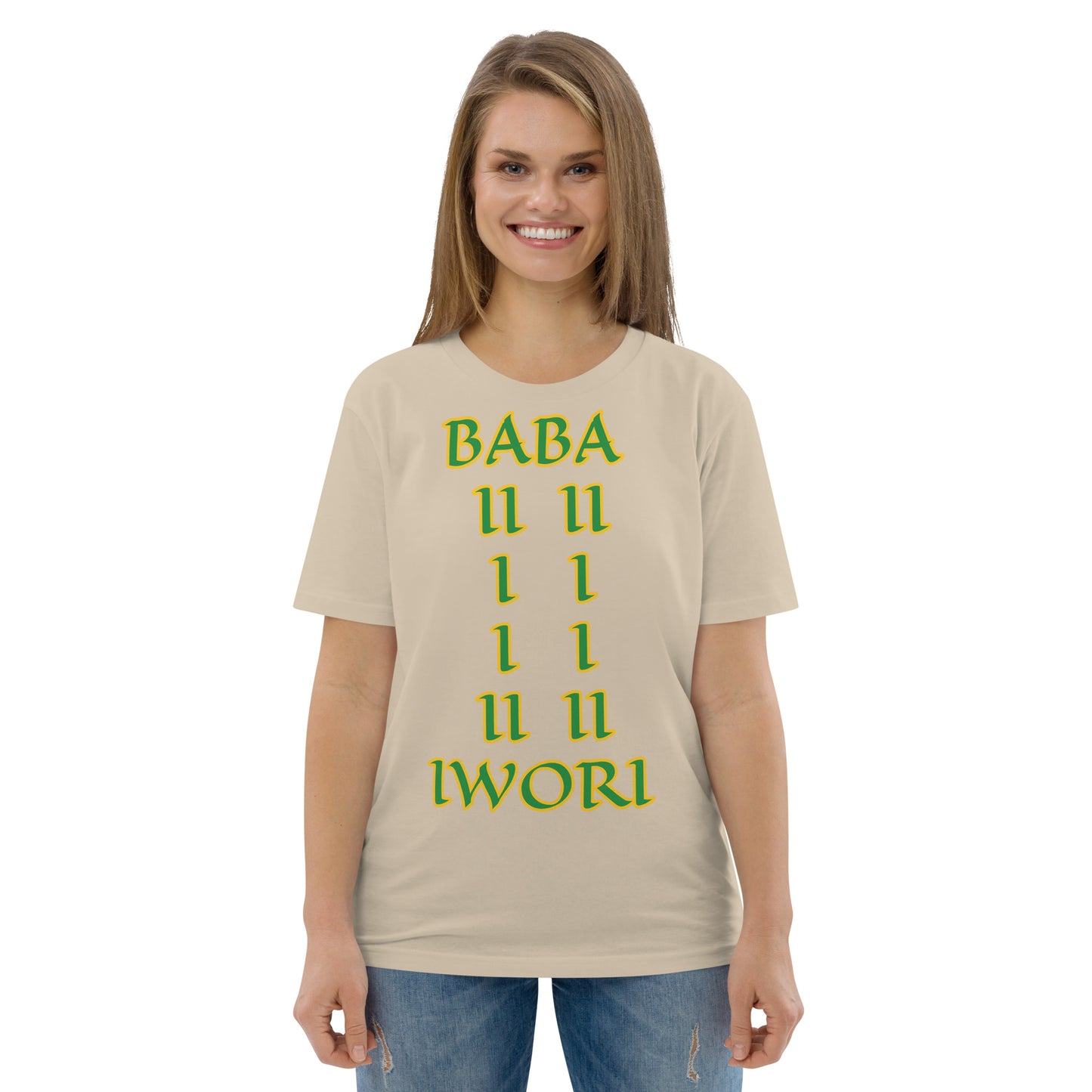 Baba Iwori Lucumi Unisex organic cotton t-shirt