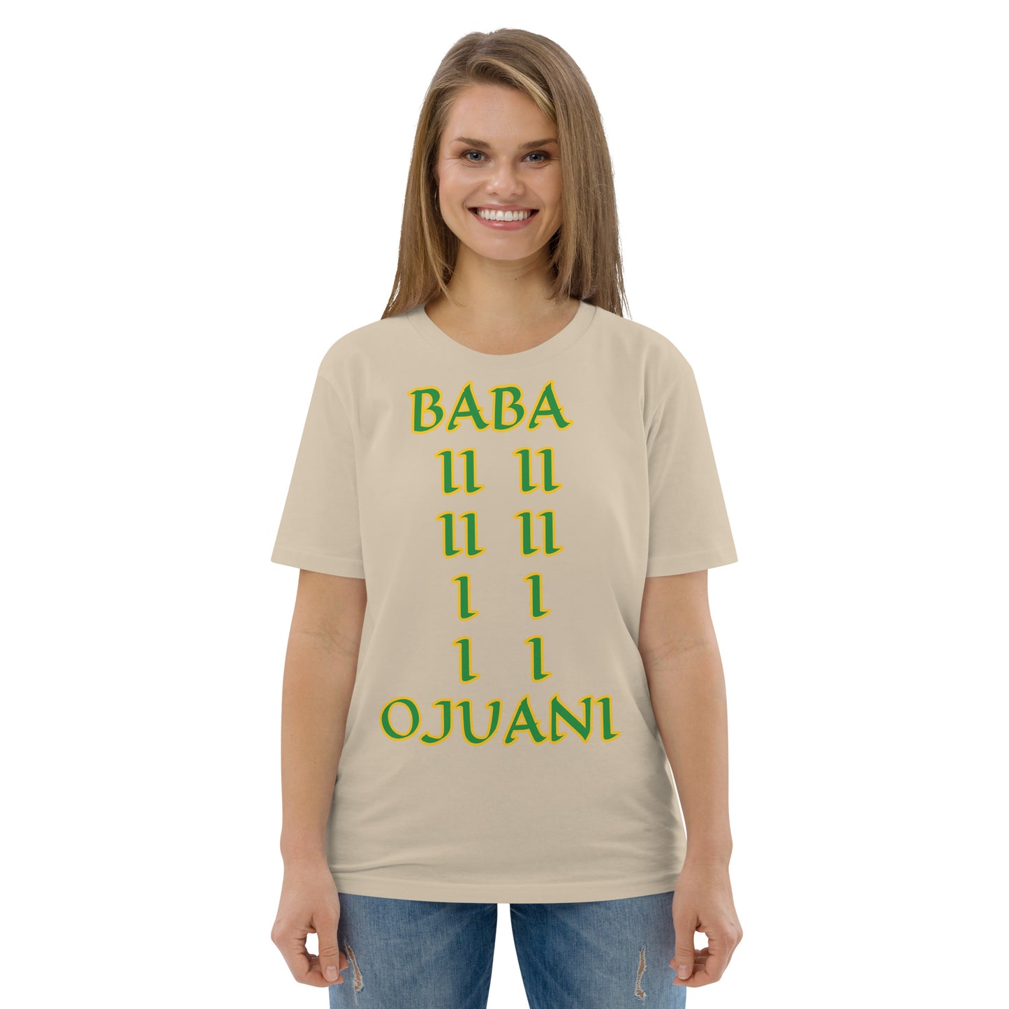 Baba Ojuani Lucumi Unisex organic cotton t-shirt