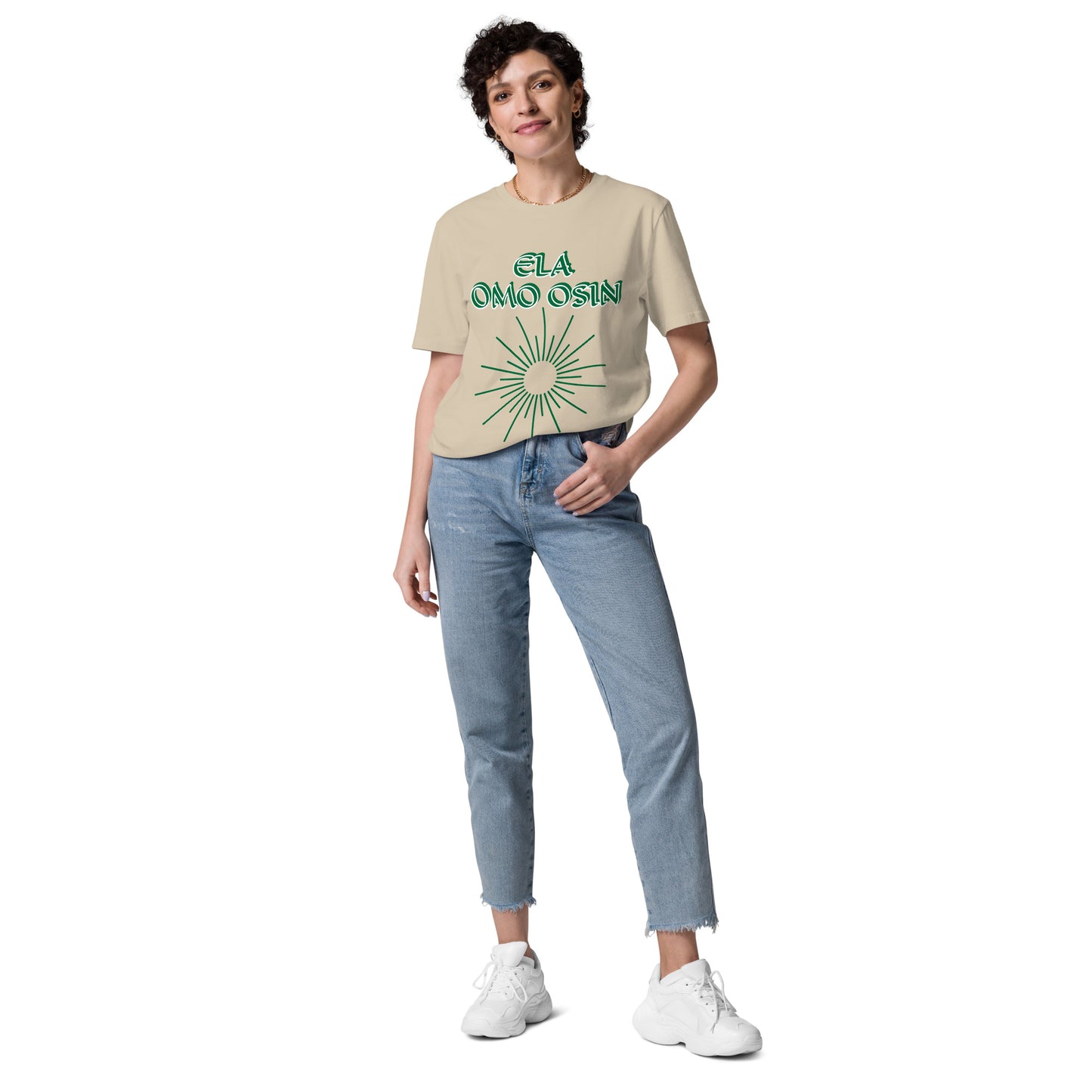 ELA Omo Osin Meji Green Unisex organic cotton t-shirt