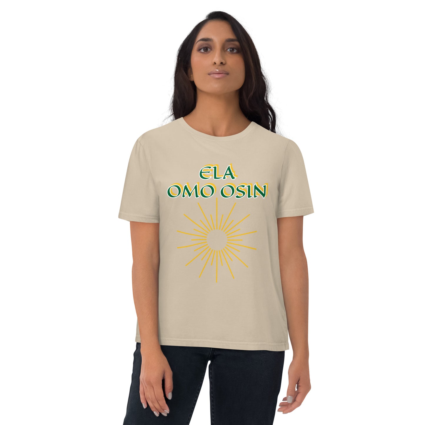 ELA Omo Osin Lucumi Unisex organic cotton t-shirt