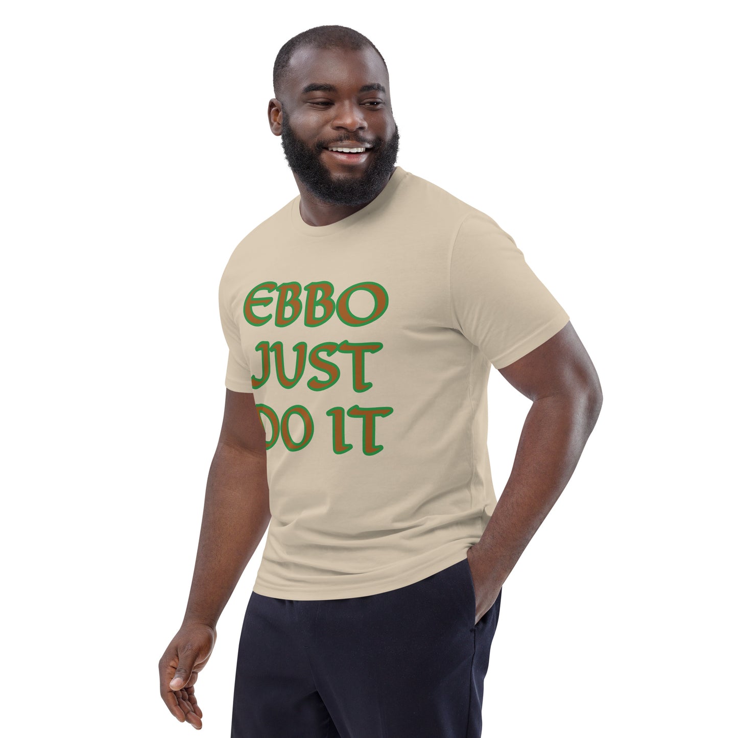 Ebbo Just Do It Isese reverse Unisex organic cotton t-shirt