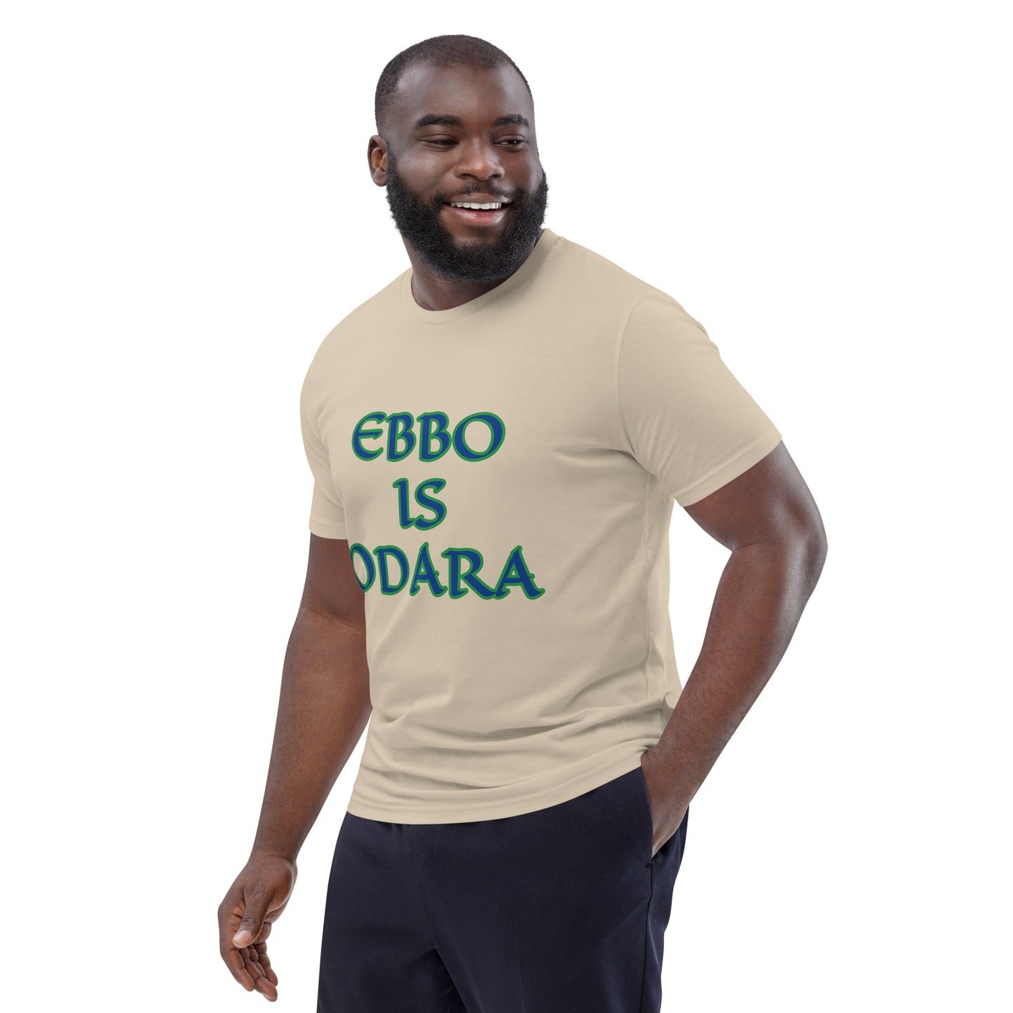 Ebbo is Odara Blue Unisex organic cotton t-shirt