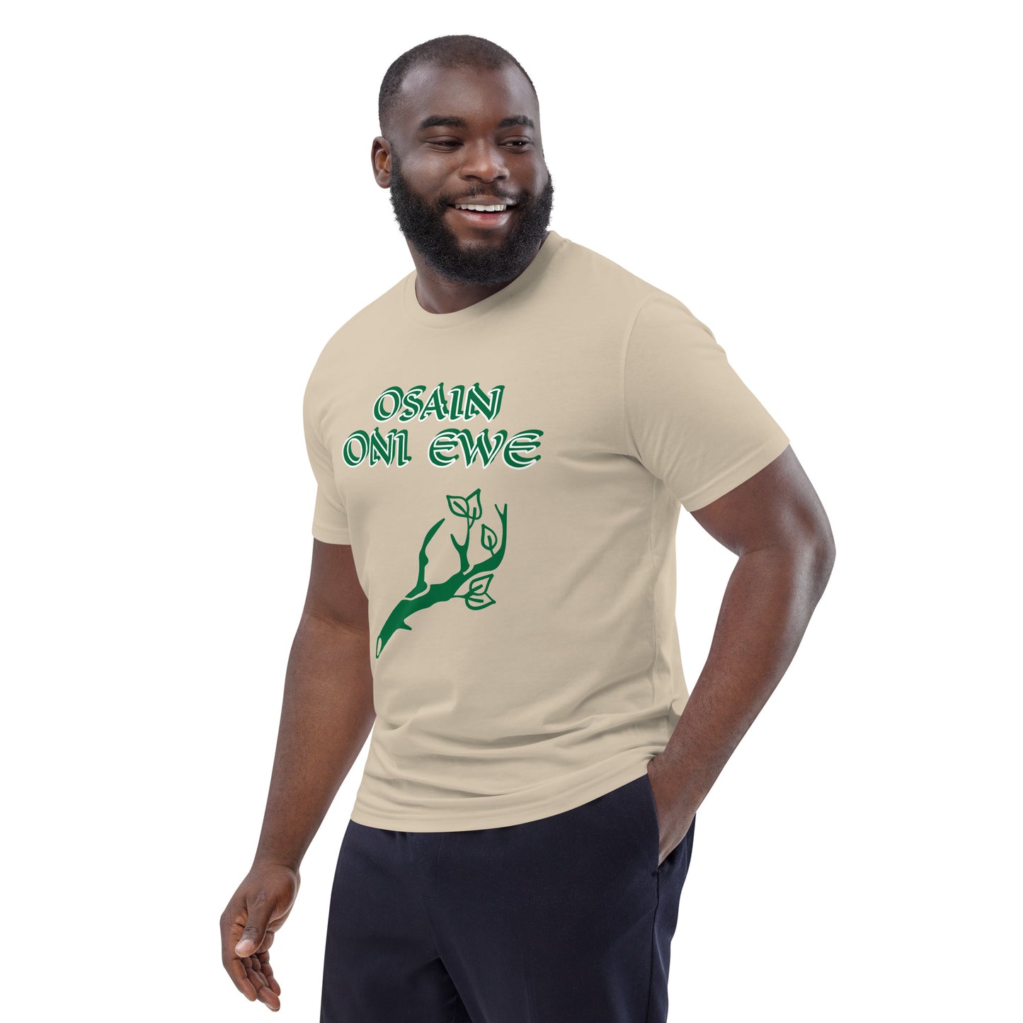 Osain Lucumi Green Unisex organic cotton t-shirt