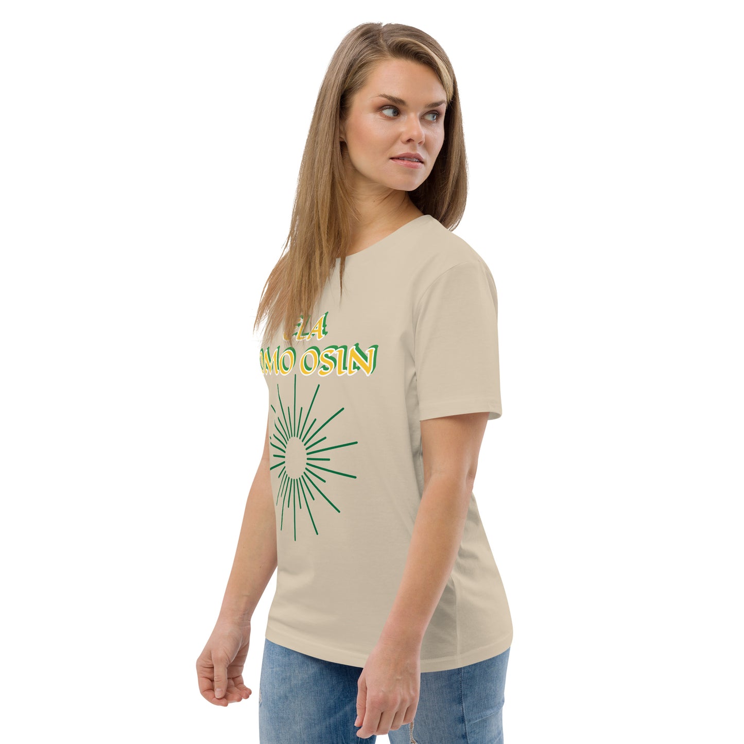 ELA Omo Osin Lucumi Reverse Unisex organic cotton t-shirt