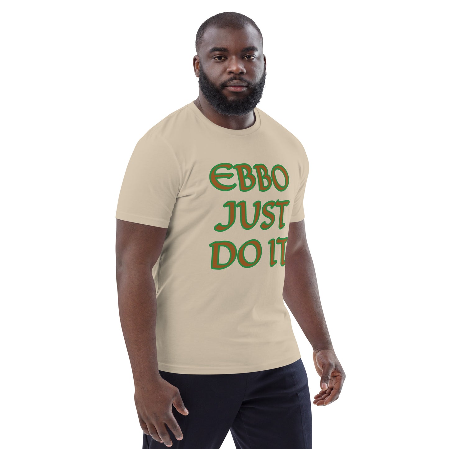 Ebbo Just Do It Isese reverse Unisex organic cotton t-shirt