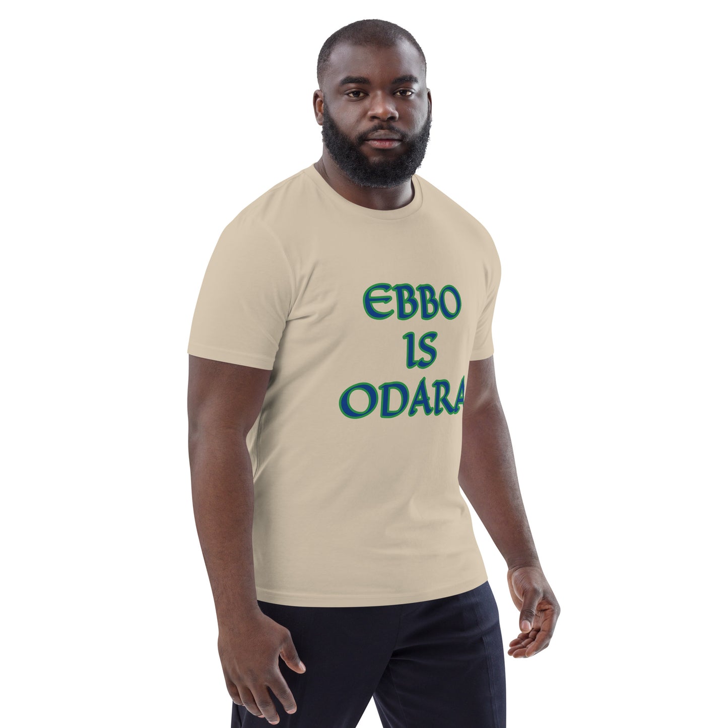 Ebbo is Odara Blue Unisex organic cotton t-shirt