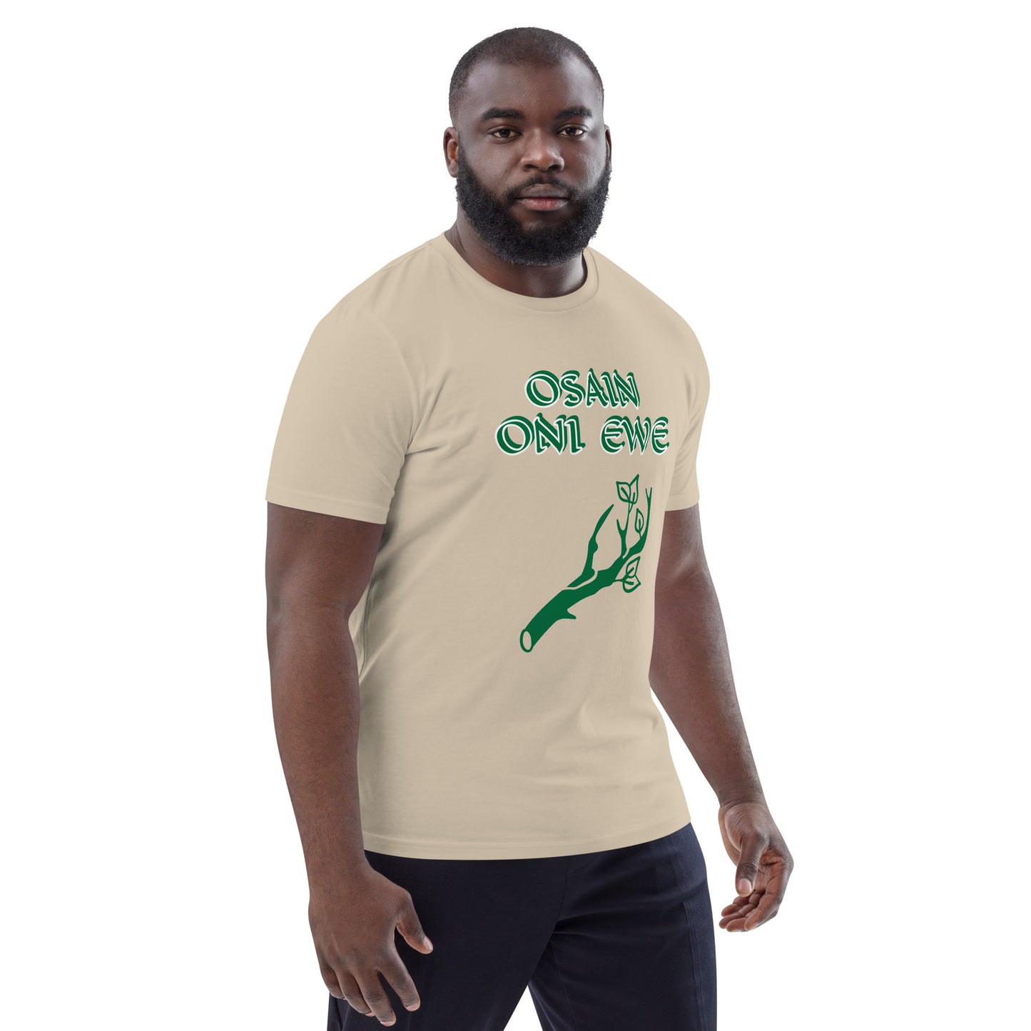 Osain Lucumi Green Unisex organic cotton t-shirt