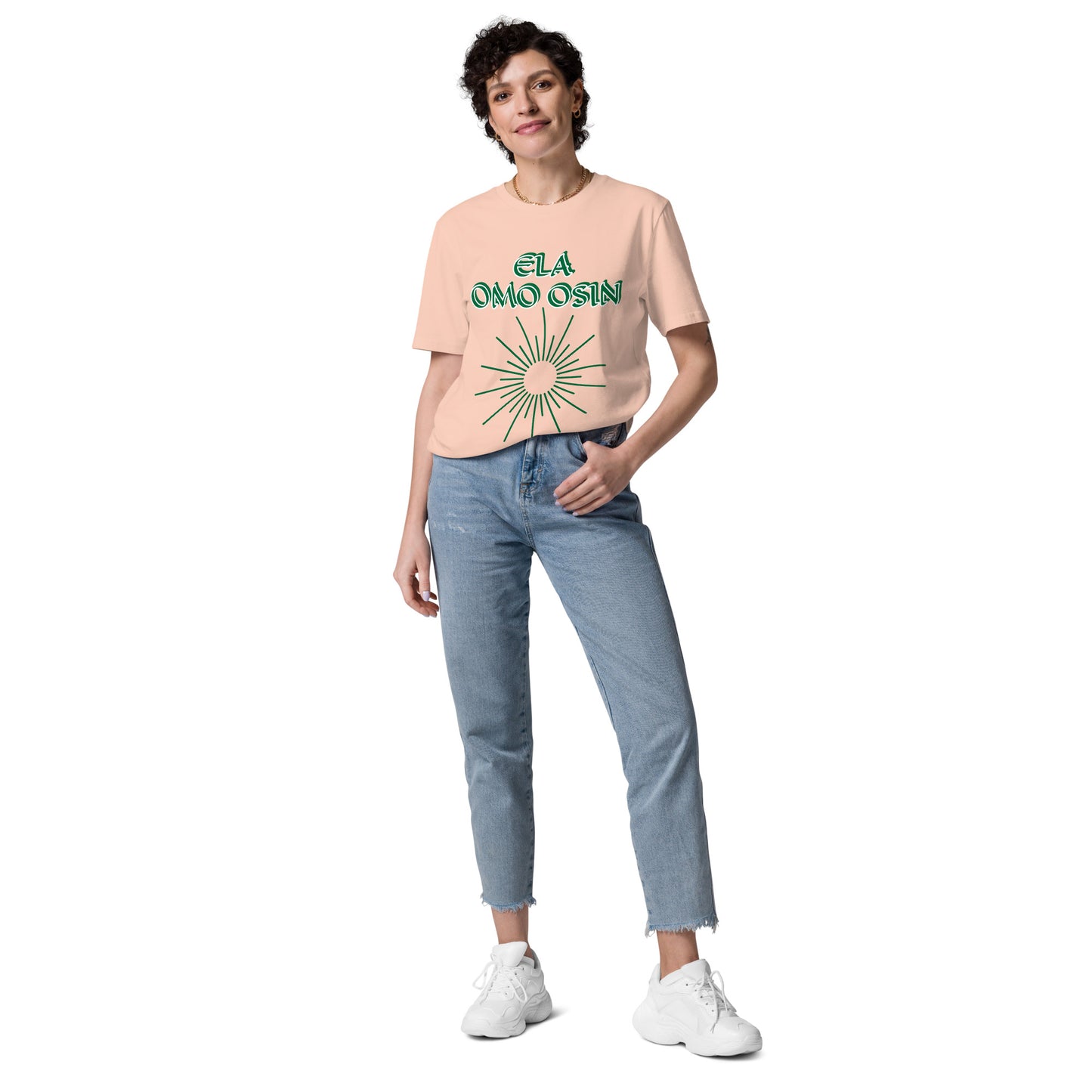 ELA Omo Osin Meji Green Unisex organic cotton t-shirt