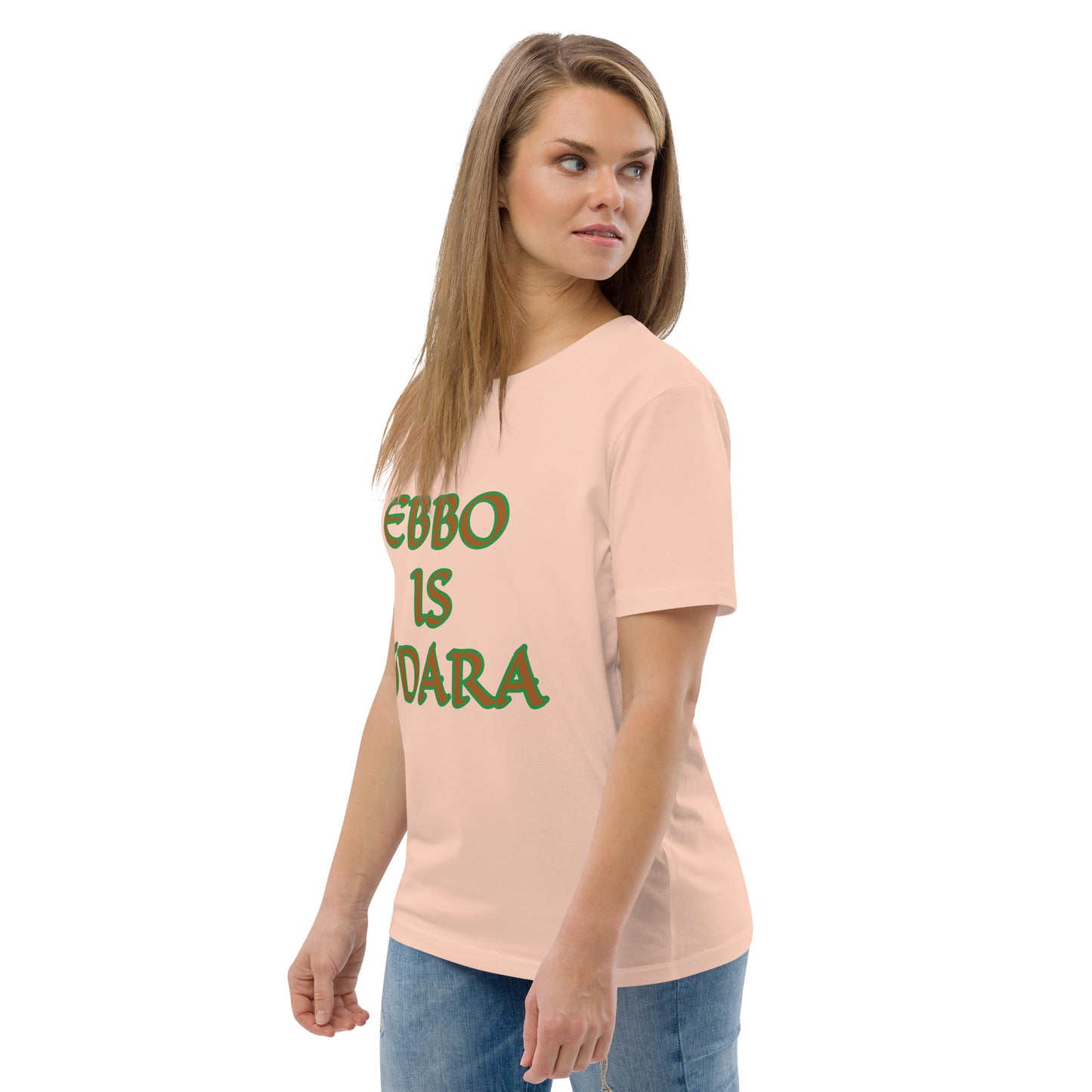 Ebbo is Odara Isese Reverse Unisex organic cotton t-shirt