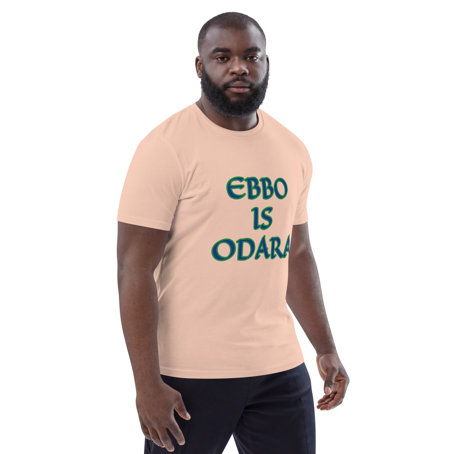 Ebbo is Odara Blue Unisex organic cotton t-shirt