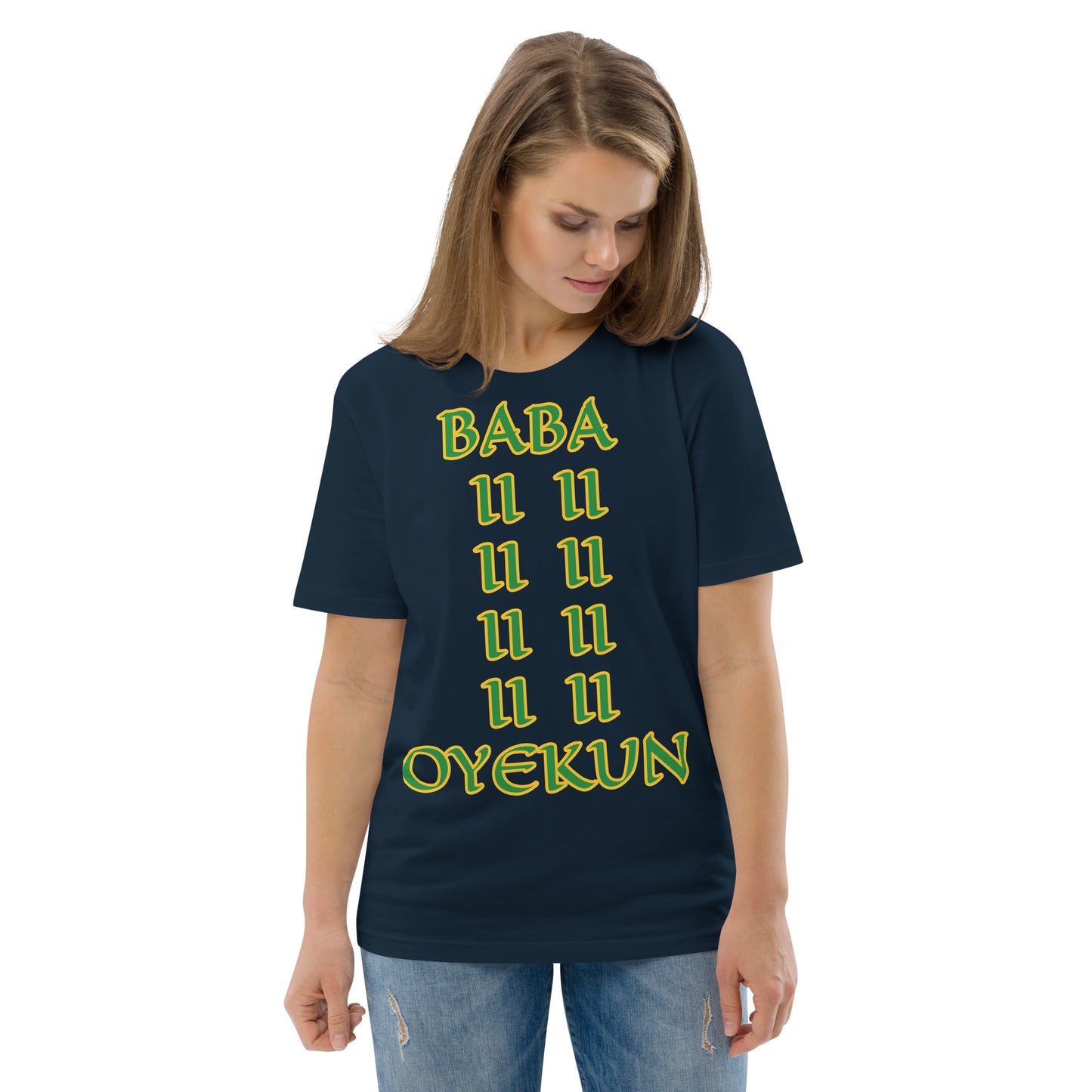 Baba Oyekun Lucumi Unisex organic cotton t-shirt