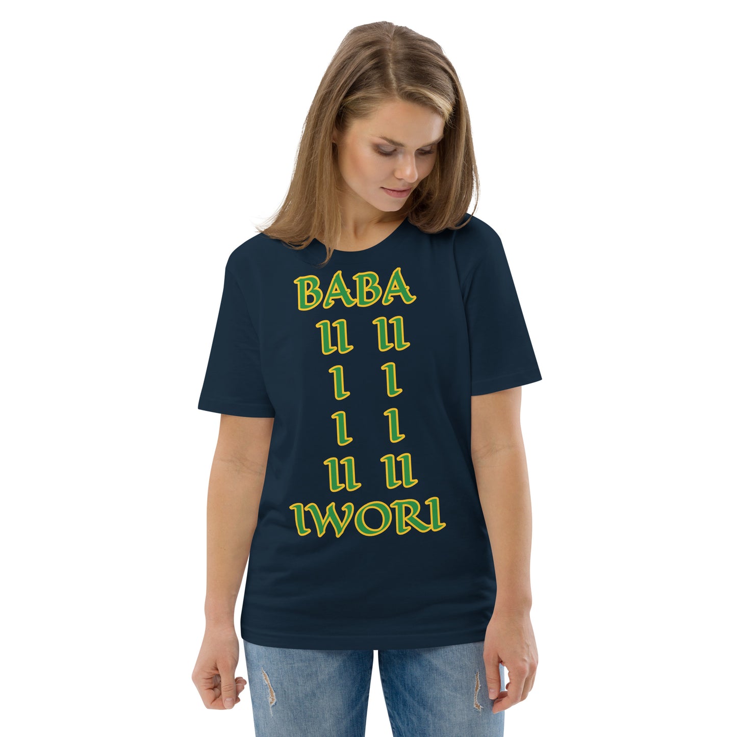 Baba Iwori Lucumi Unisex organic cotton t-shirt