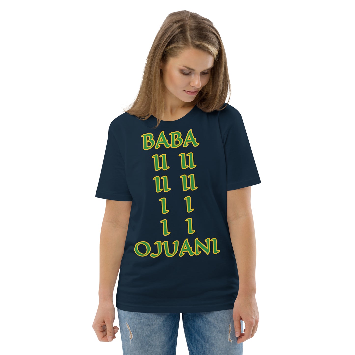 Baba Ojuani Lucumi Unisex organic cotton t-shirt