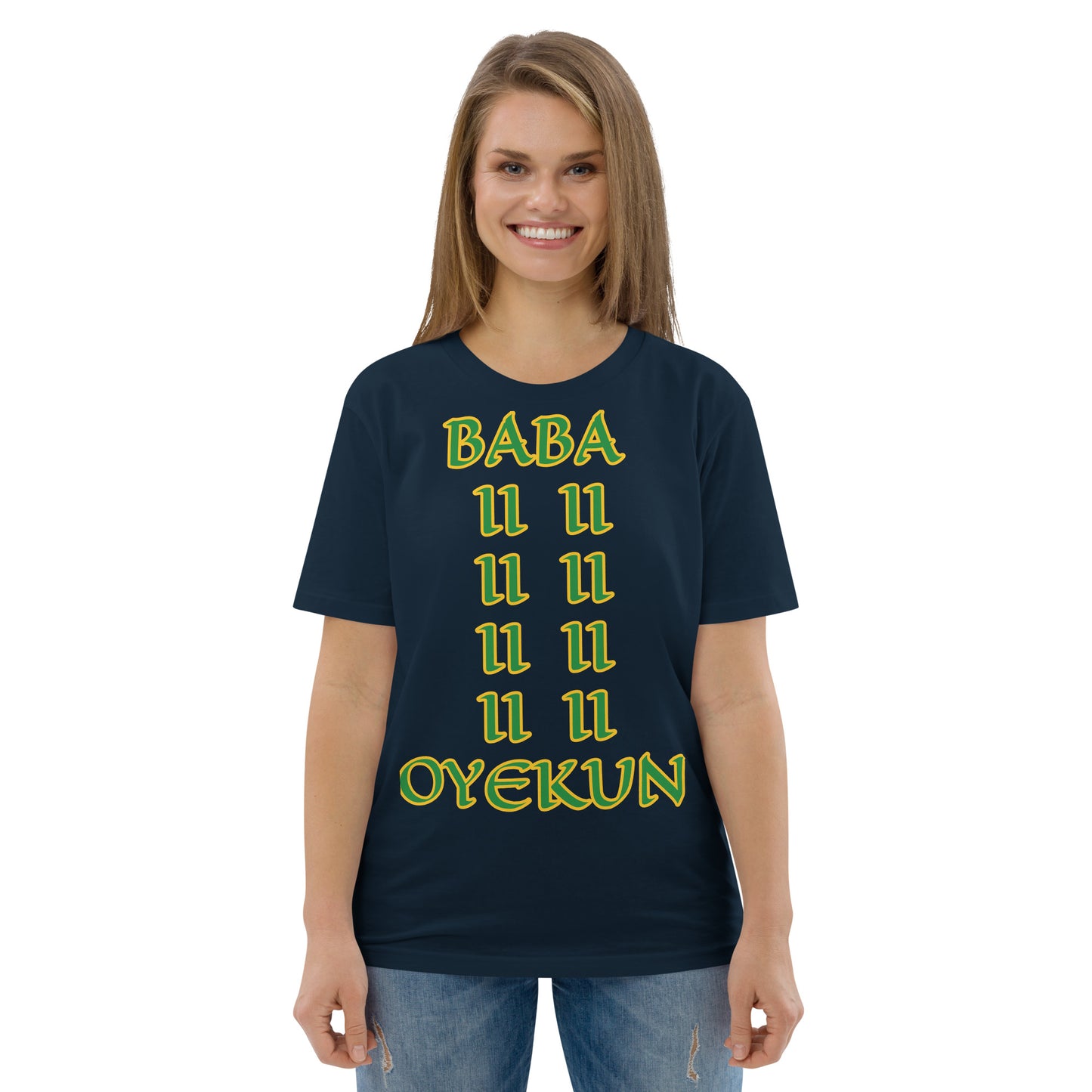 Baba Oyekun Lucumi Unisex organic cotton t-shirt