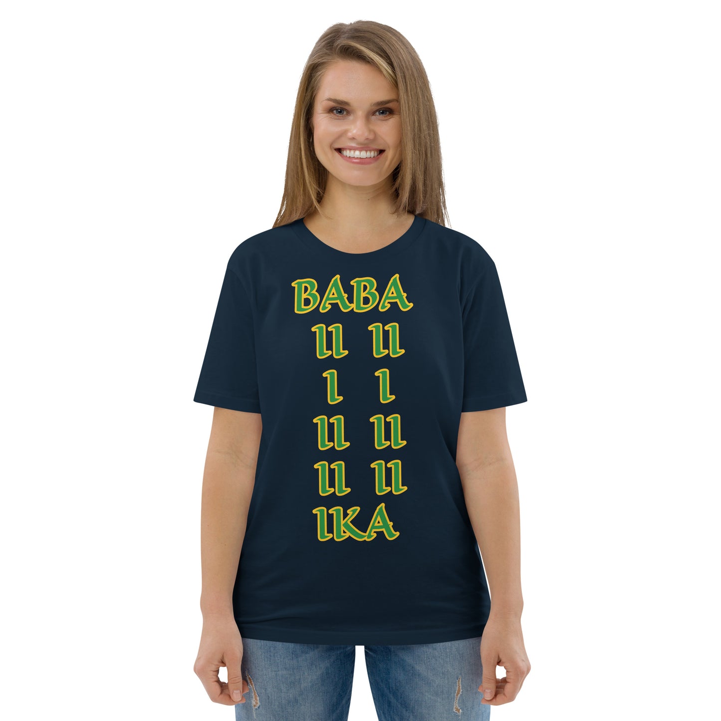 Baba Ika Lucumi Unisex organic cotton t-shirt