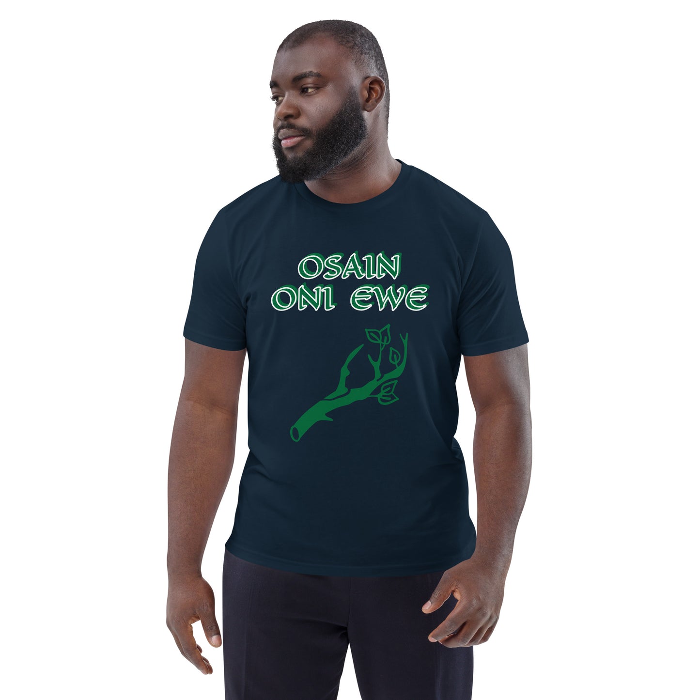 Osain Lucumi Green Unisex organic cotton t-shirt