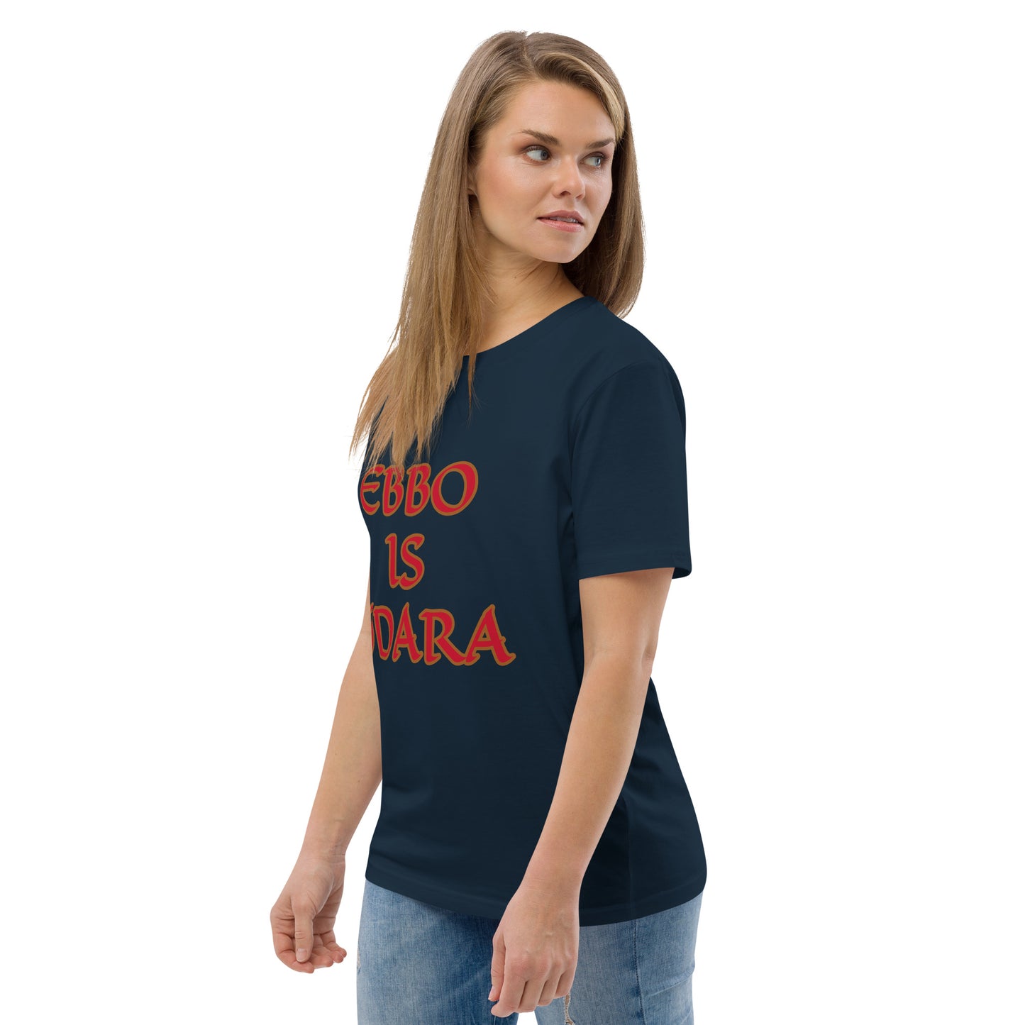 Ebbo is Odara Red Unisex organic cotton t-shirt