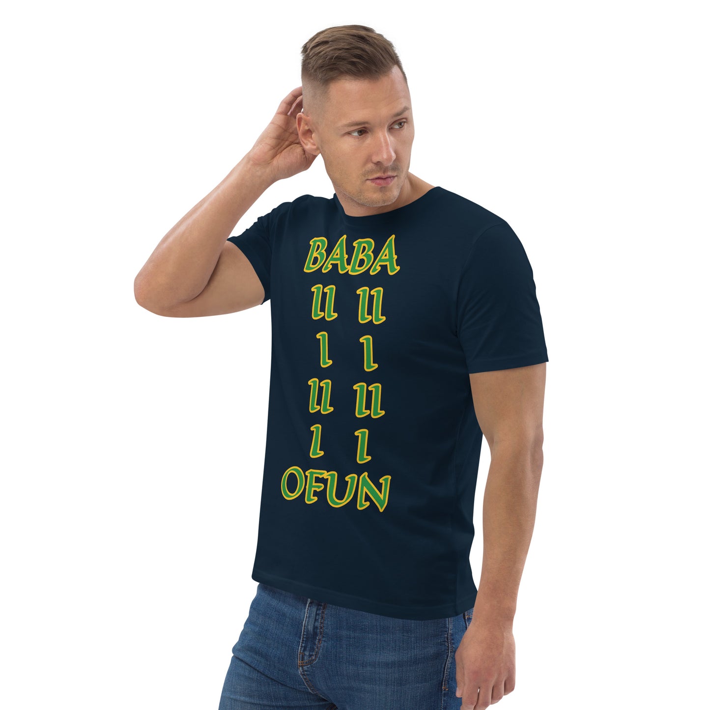 Baba Ofun Lucumi Unisex organic cotton t-shirt