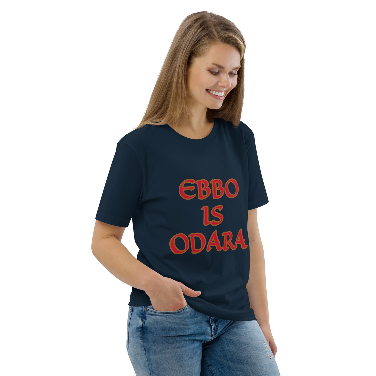 Ebbo is Odara Red Unisex organic cotton t-shirt