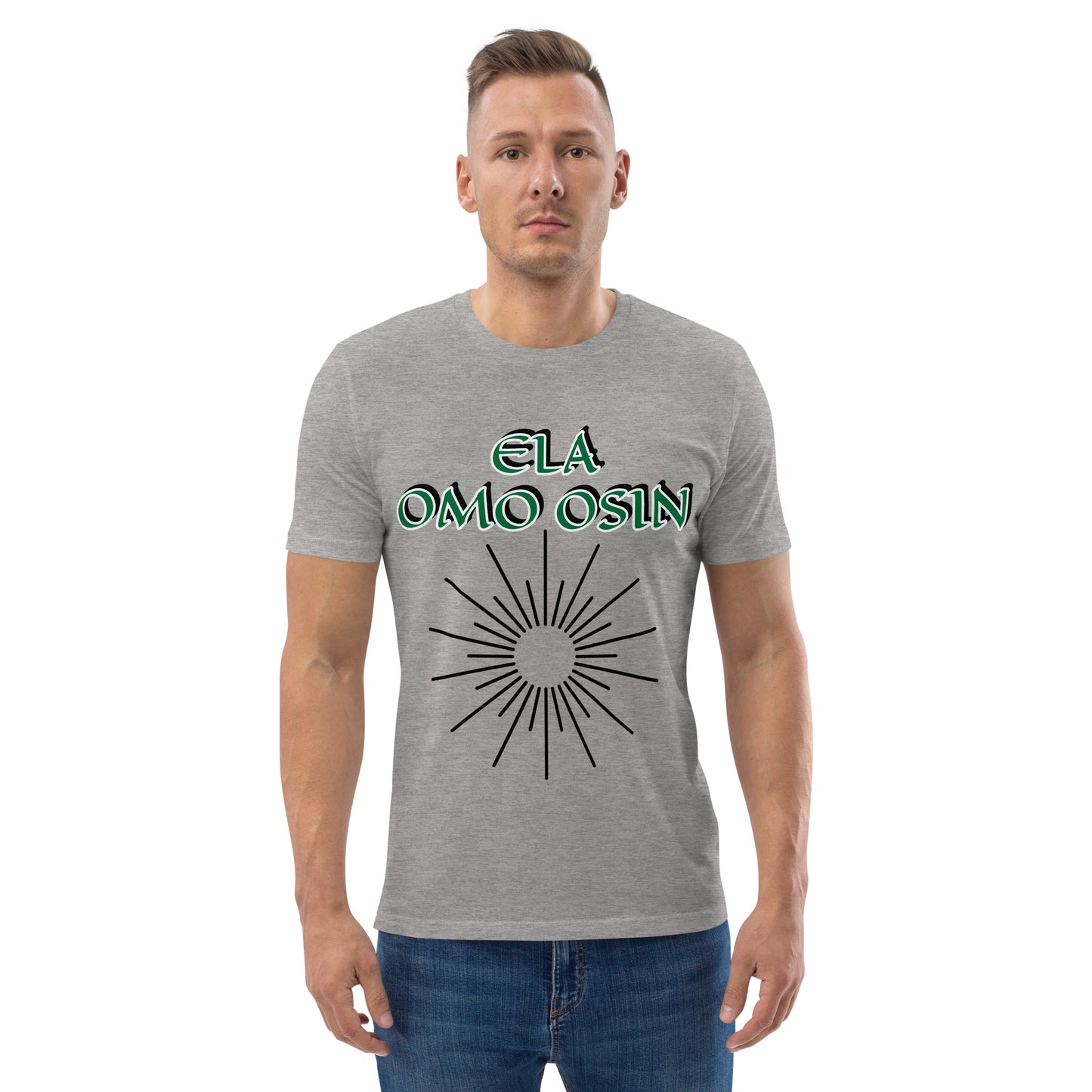 ELA Omo Osin Aje-Ju-Ogun  Unisex organic cotton t-shirt