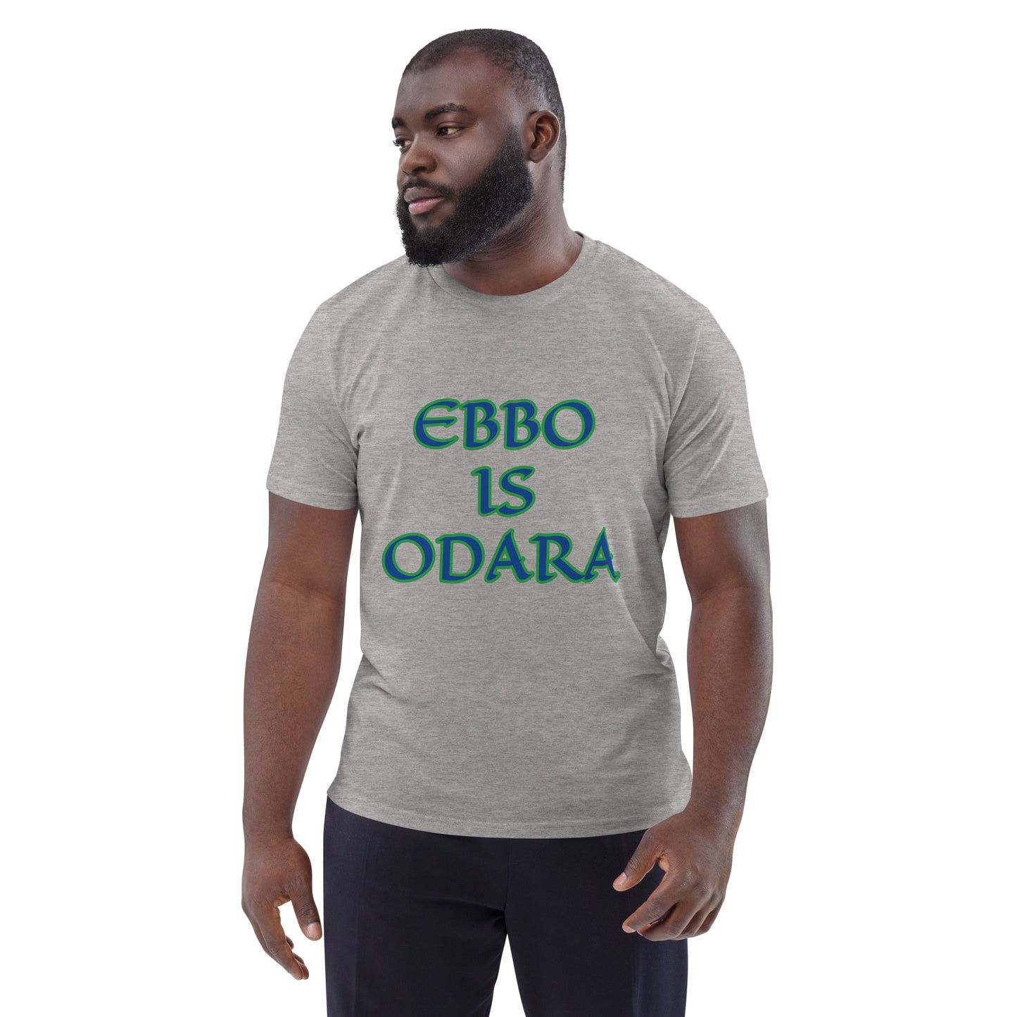 Ebbo is Odara Blue Unisex organic cotton t-shirt