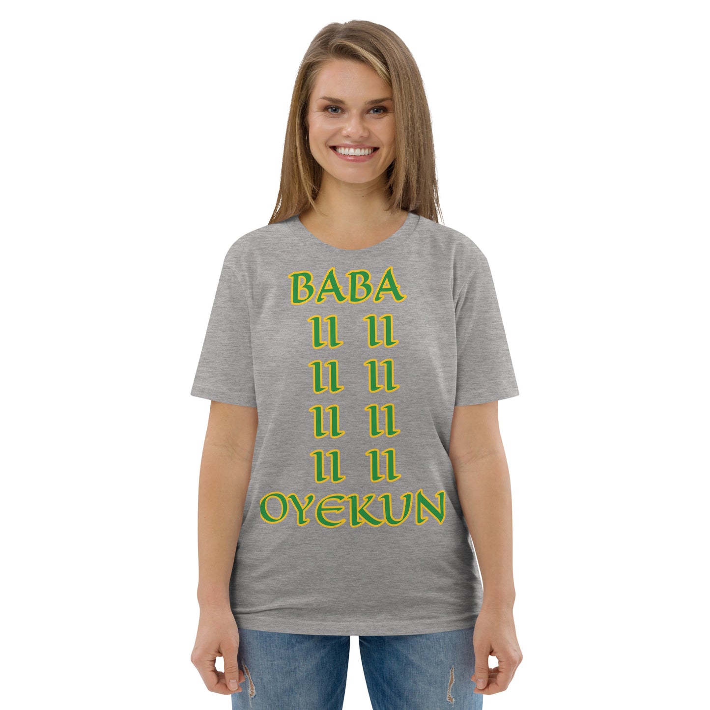 Baba Oyekun Lucumi Unisex organic cotton t-shirt