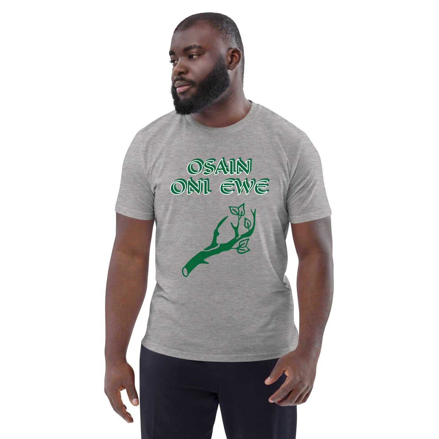 Osain Lucumi Green Unisex organic cotton t-shirt