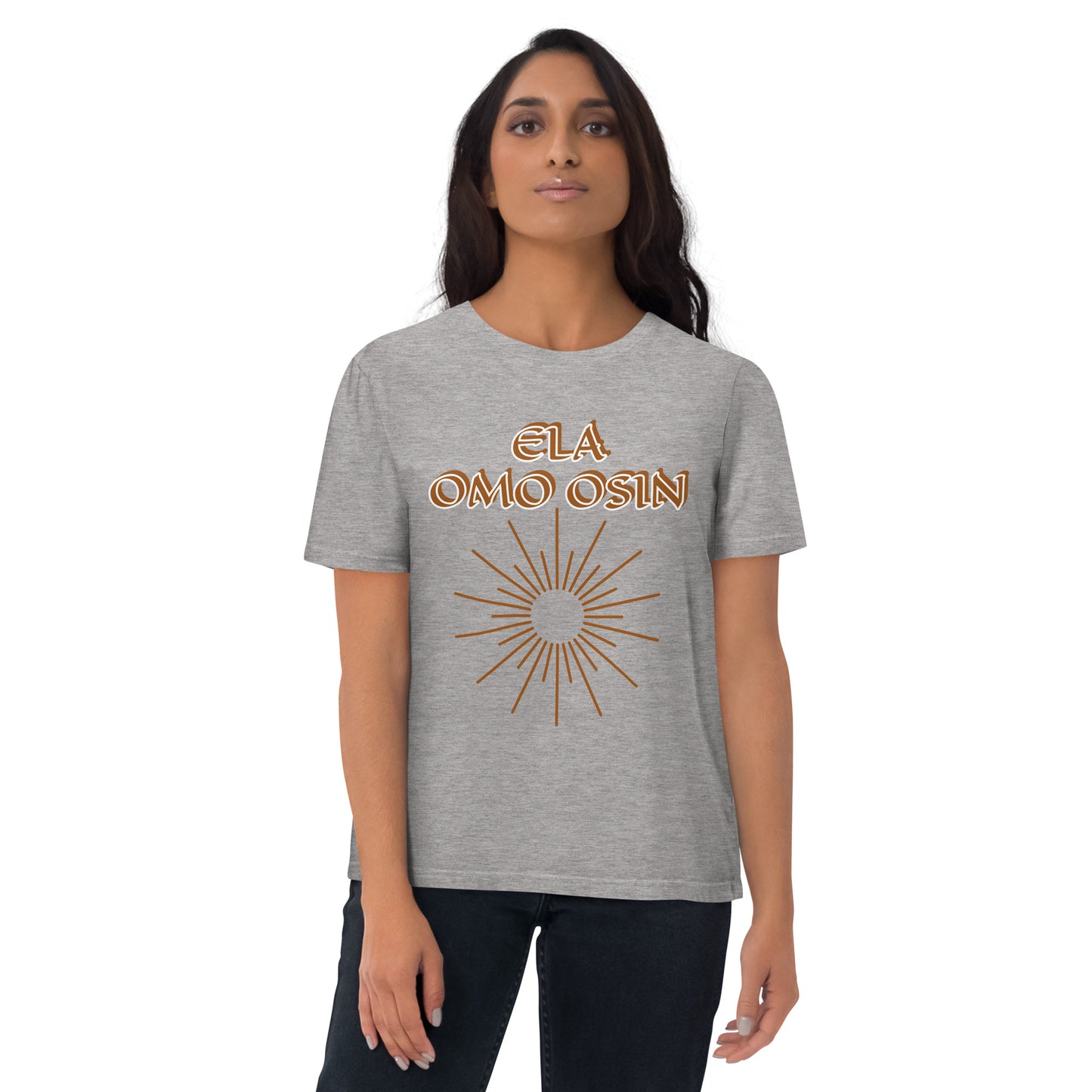 ELA Omo Osin Meji Gold Unisex organic cotton t-shirt