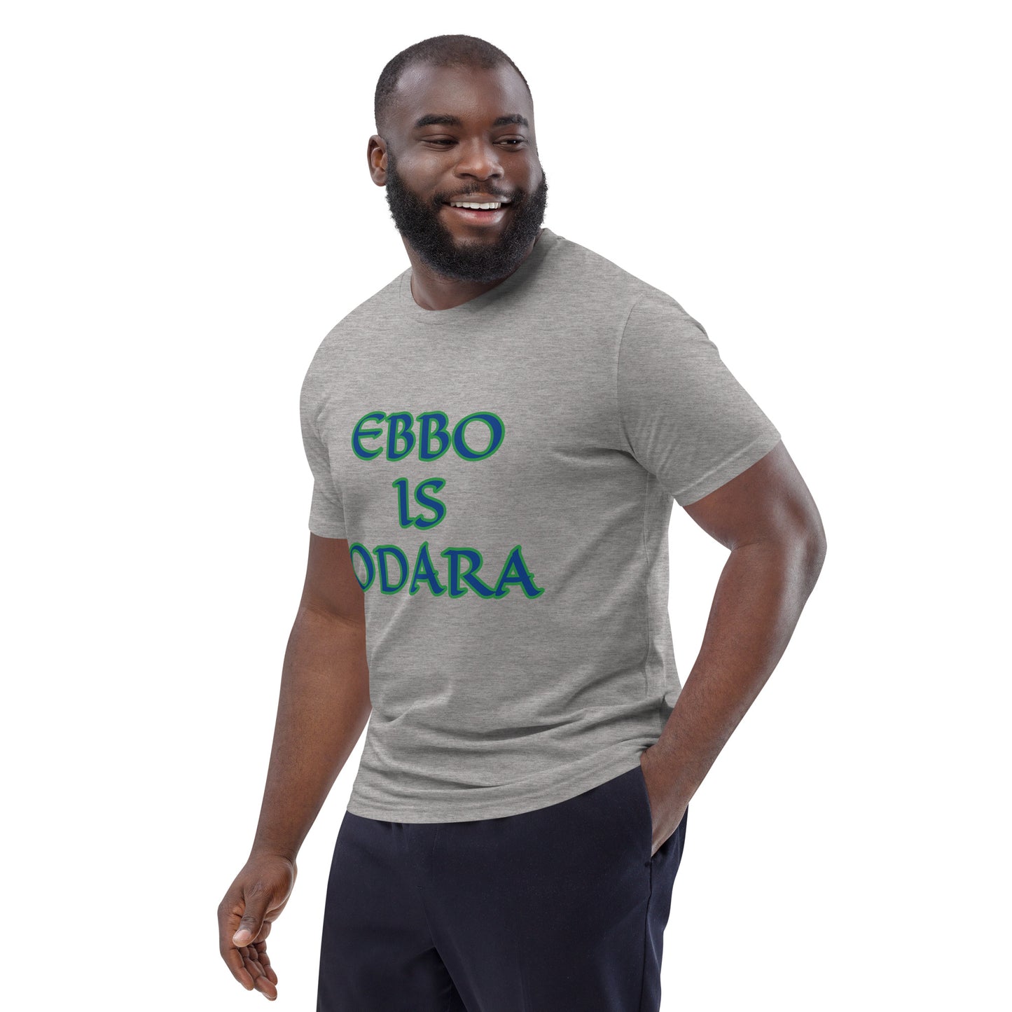 Ebbo is Odara Blue Unisex organic cotton t-shirt