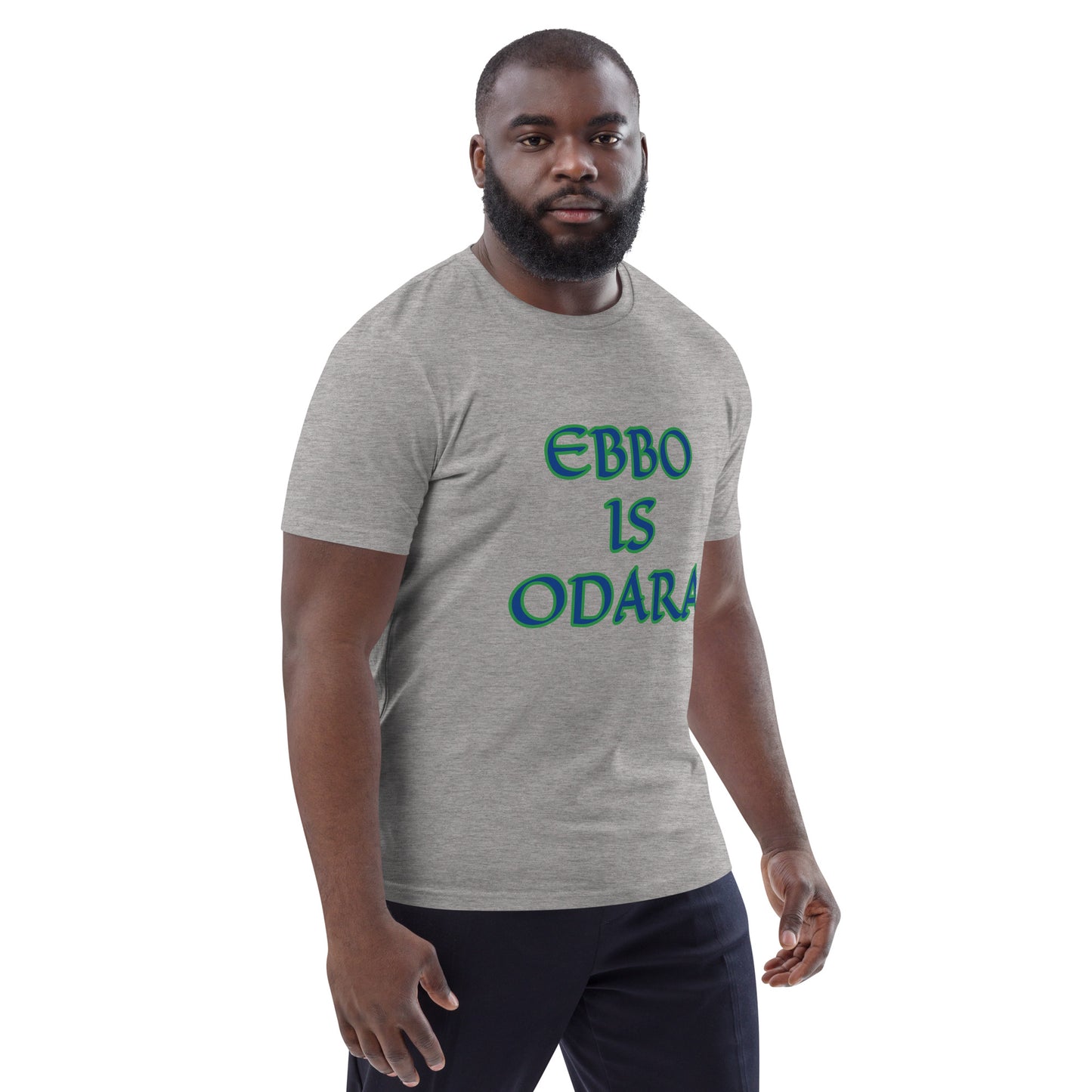 Ebbo is Odara Blue Unisex organic cotton t-shirt