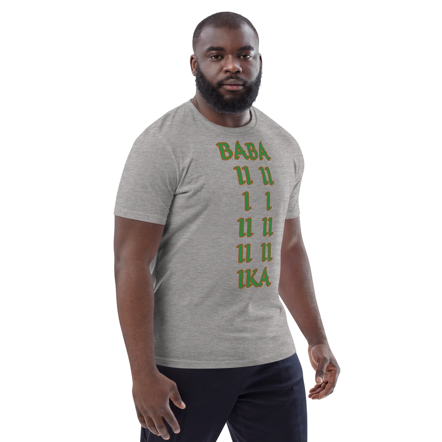 Baba Ika Isese Unisex organic cotton t-shirt